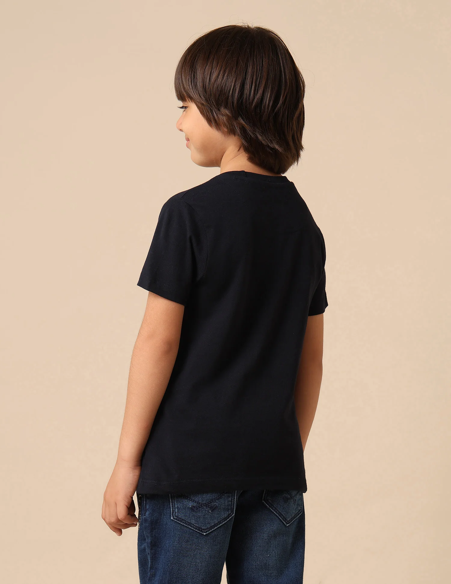 Boys Brand Printed Regular Fit T Shirt - Image 5