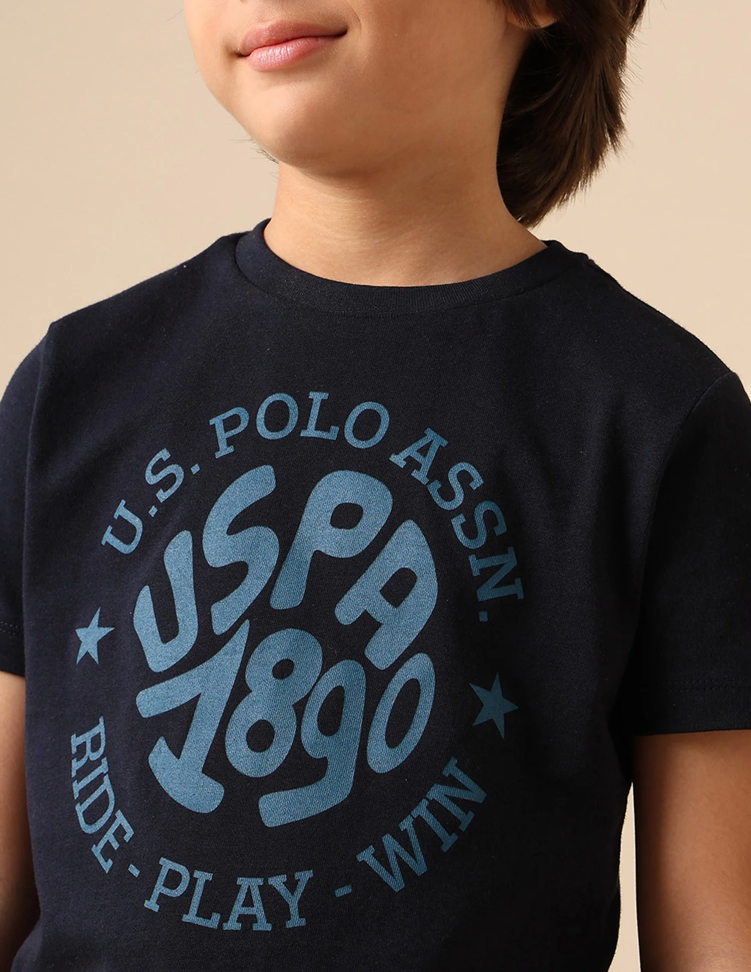 Boys Brand Printed Regular Fit T Shirt - Image 6