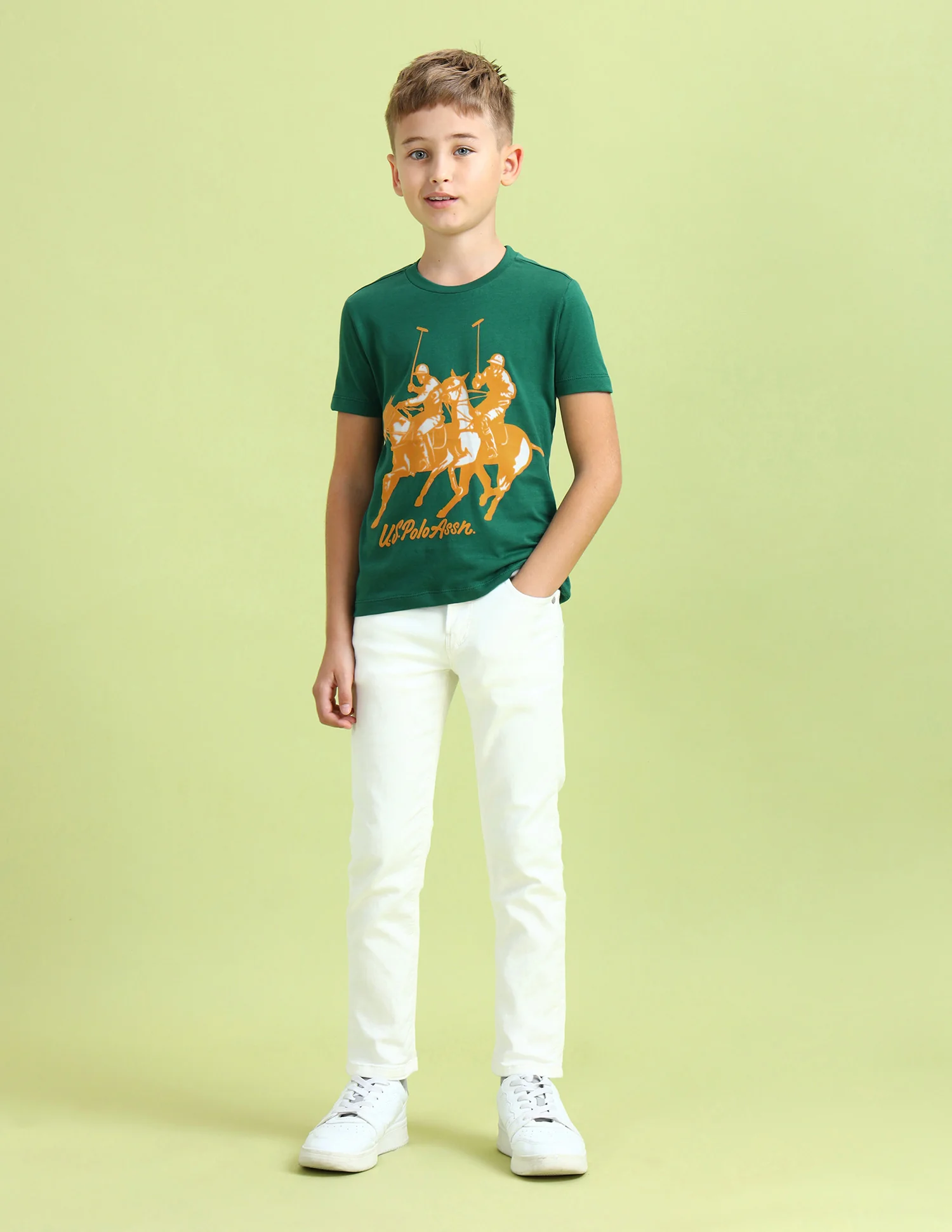 Boys Brand Printed Regular Fit T-Shirt - Image 3