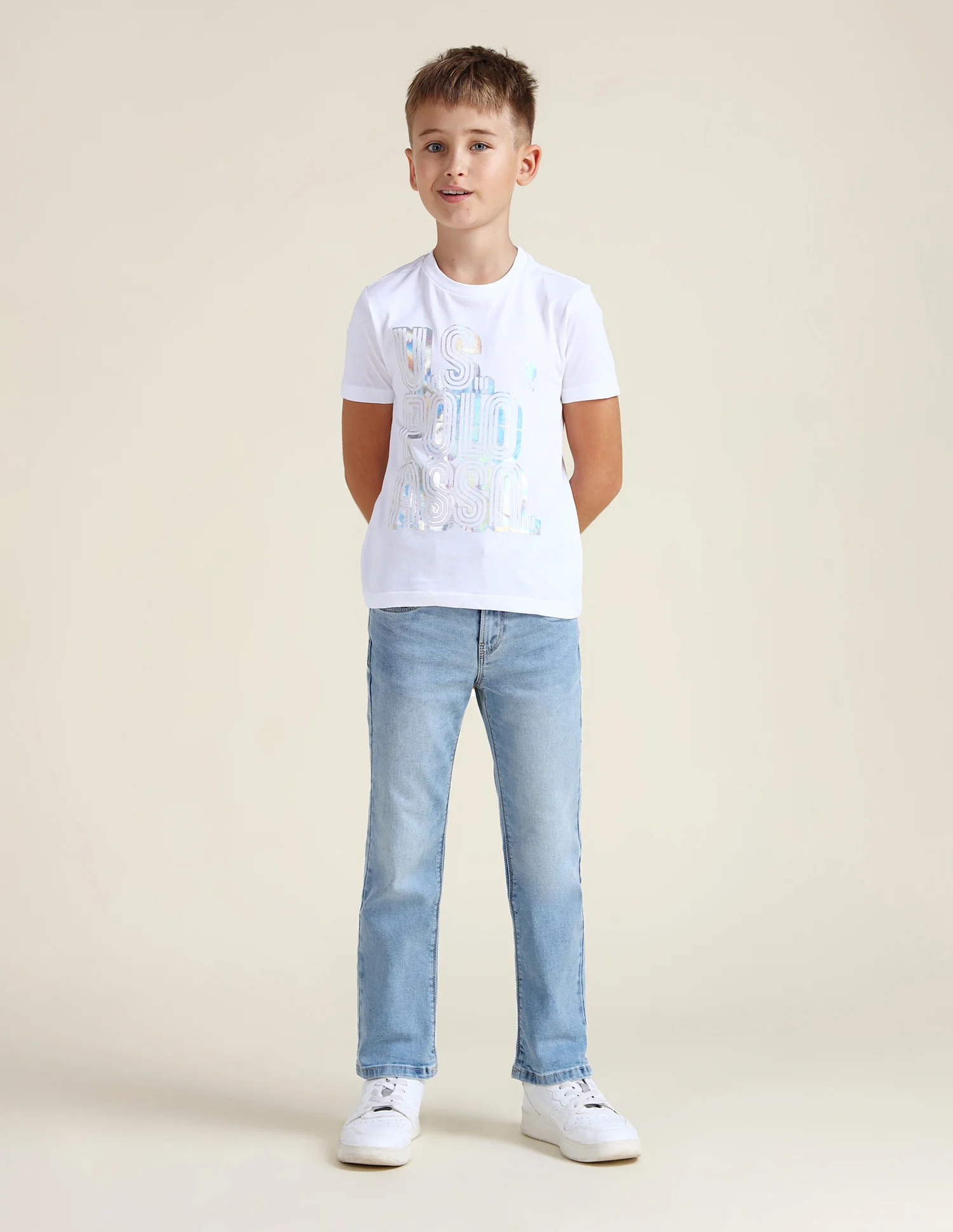 Boys Brand Printed Regular Fit T-Shirt - Image 3