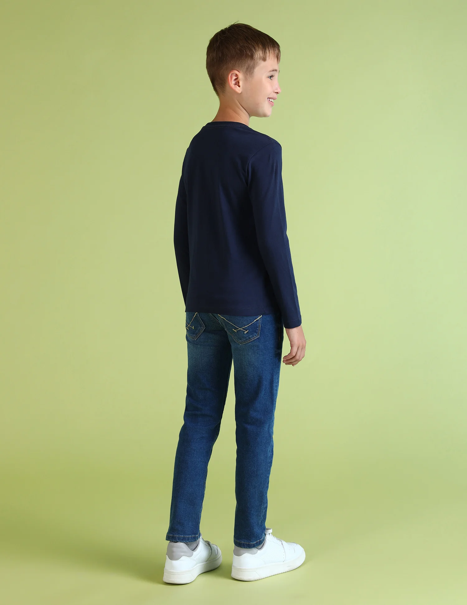 Boys Brand Printed Regular Fit T-Shirt - Image 4