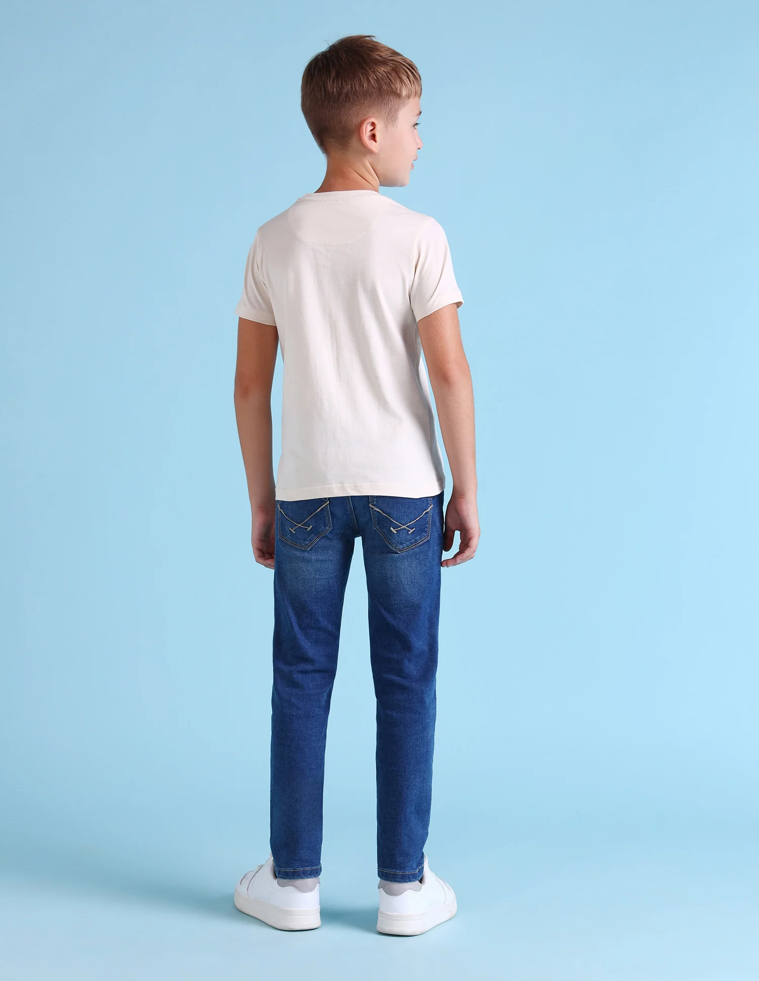 Boys Brand Printed Regular Fit T-Shirt - Image 4
