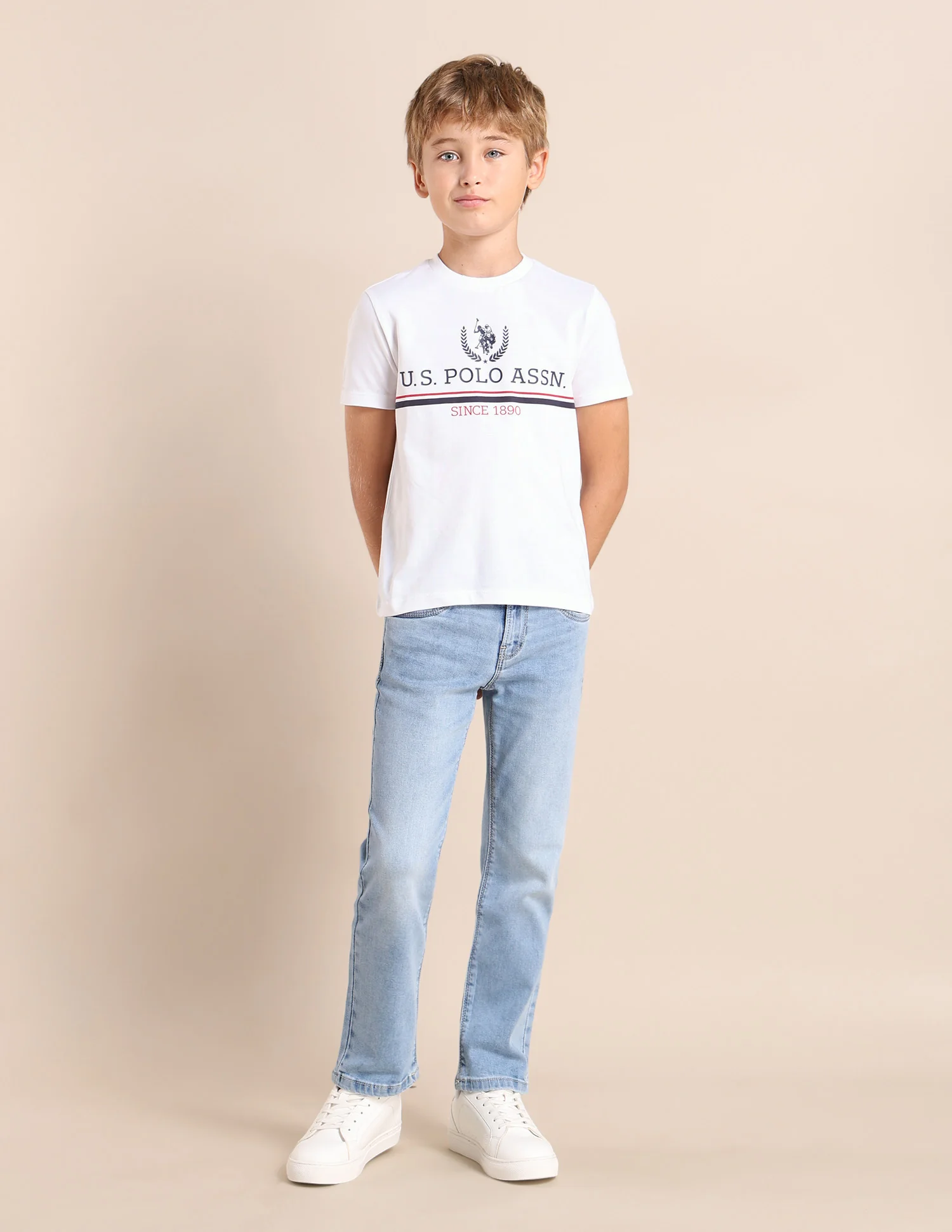 Boys Brand Printed Regular Fit T-Shirt - Image 3