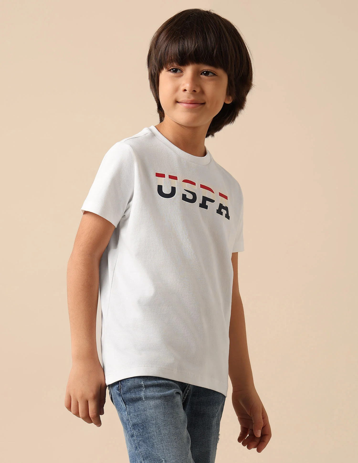 Boys Brand Printed Regular Fit T Shirt - Image 4