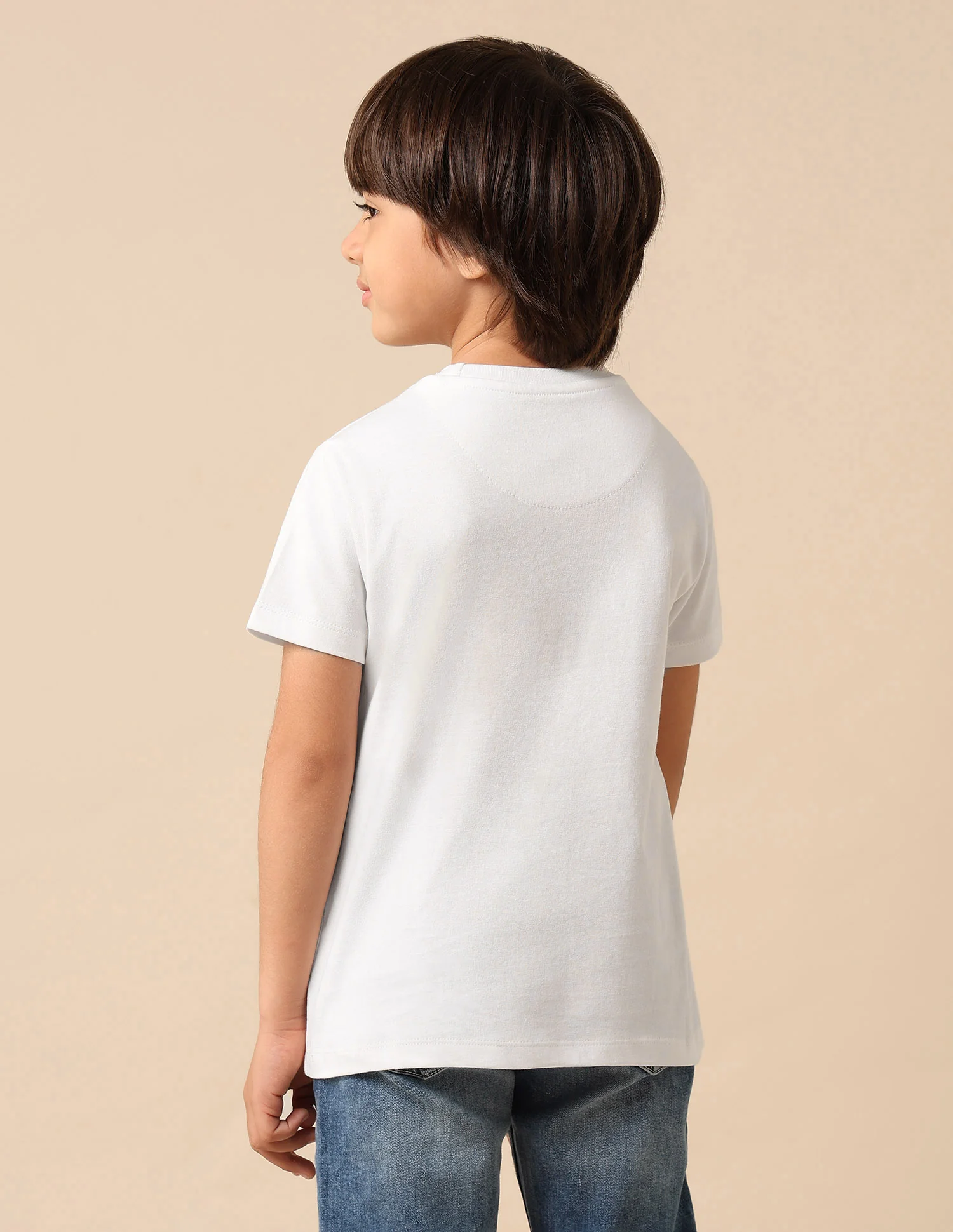Boys Brand Printed Regular Fit T Shirt - Image 5