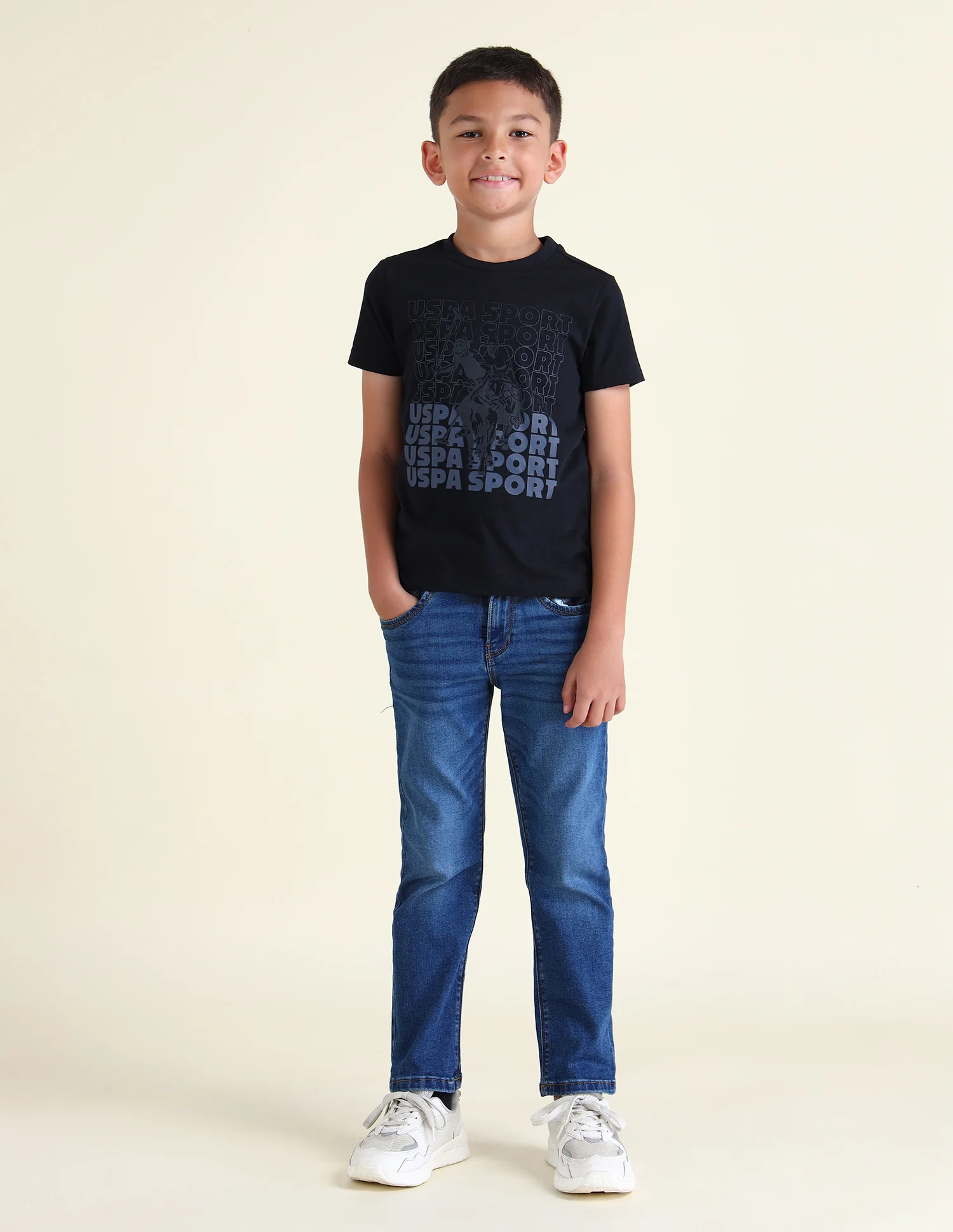 Boys Brand Printed Regular Fit T-Shirt - Image 3