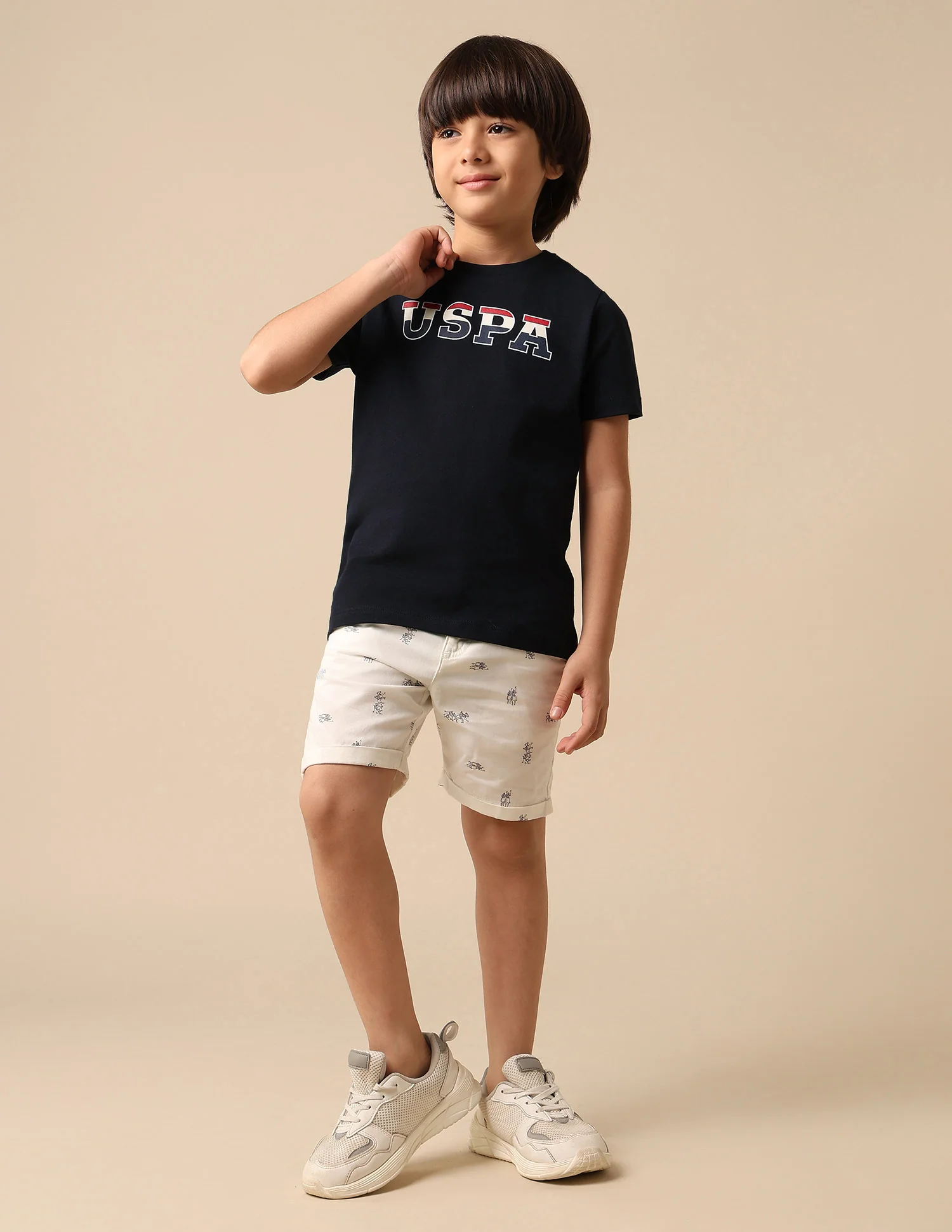 Boys Brand Printed Regular Fit T Shirt - Image 3