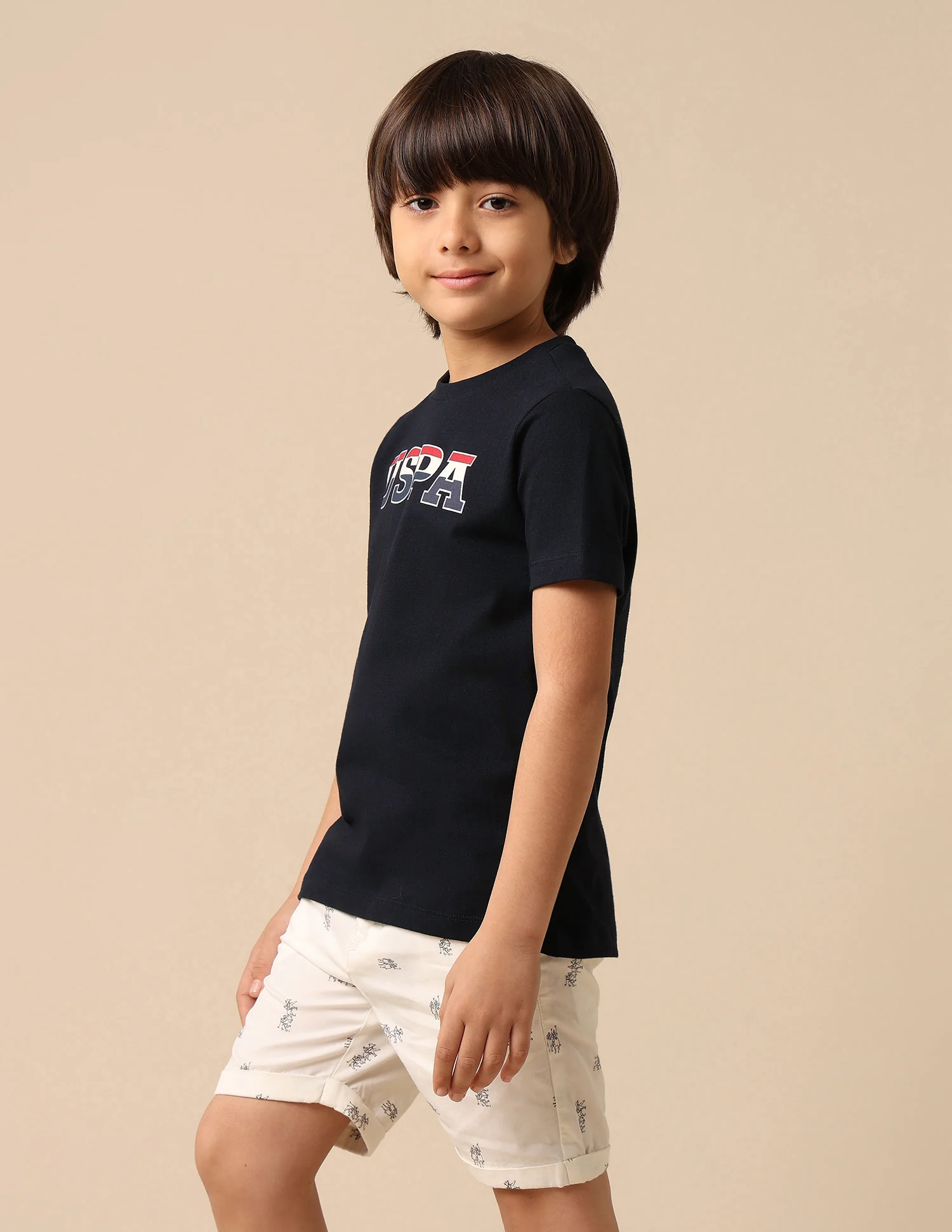 Boys Brand Printed Regular Fit T Shirt - Image 4