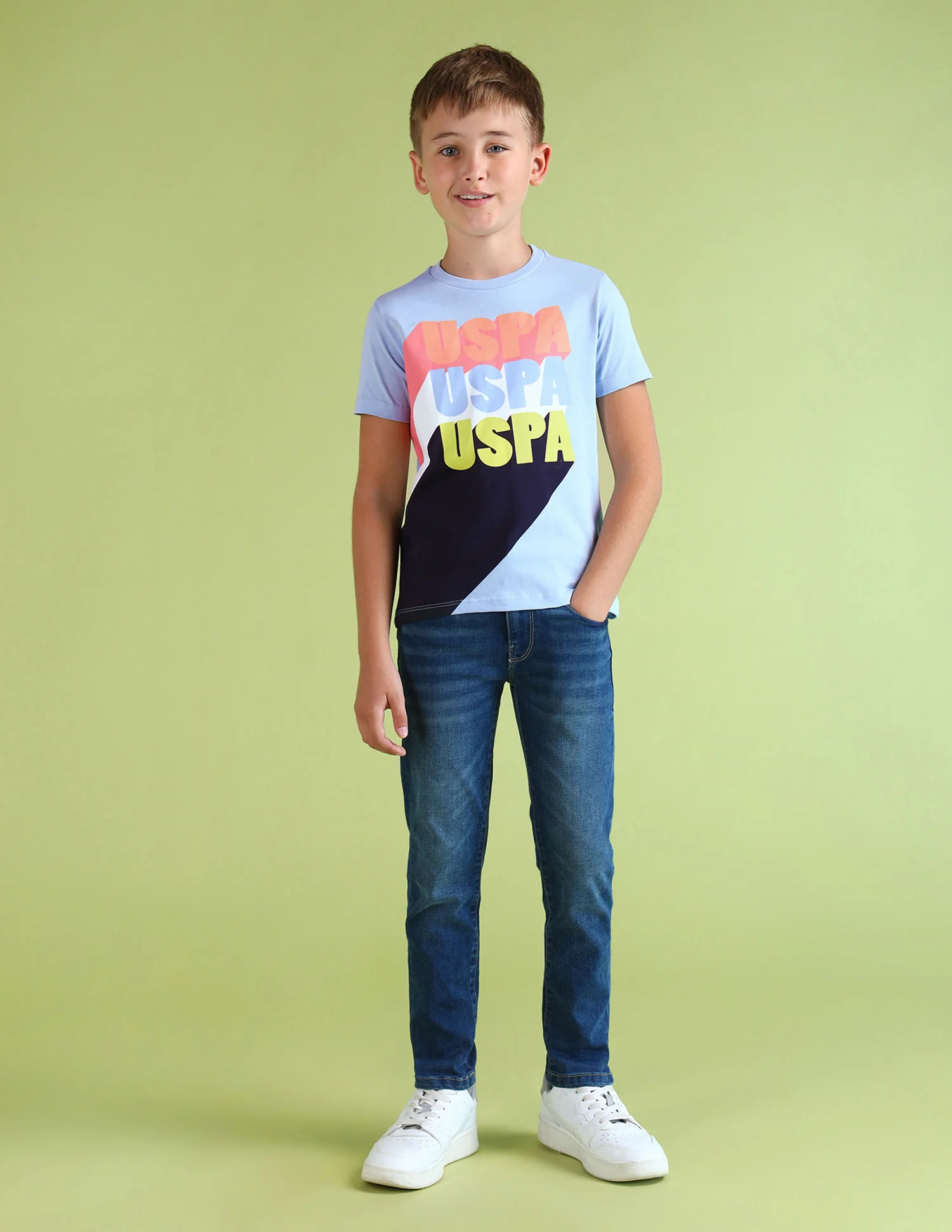 Boys Brand Printed Regular Fit T-Shirt - Image 3