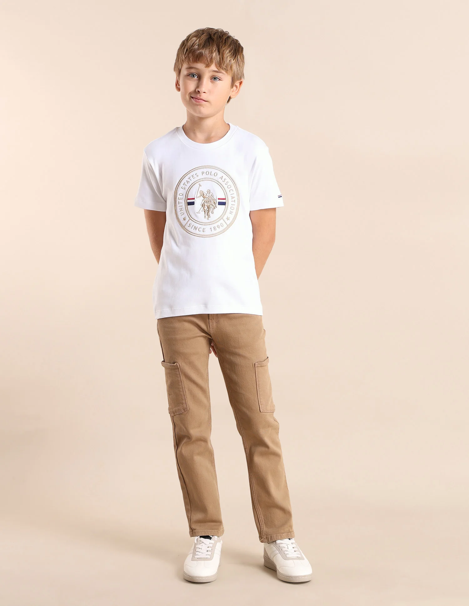 Boys Brand Printed Regular Fit T-Shirt - Image 3
