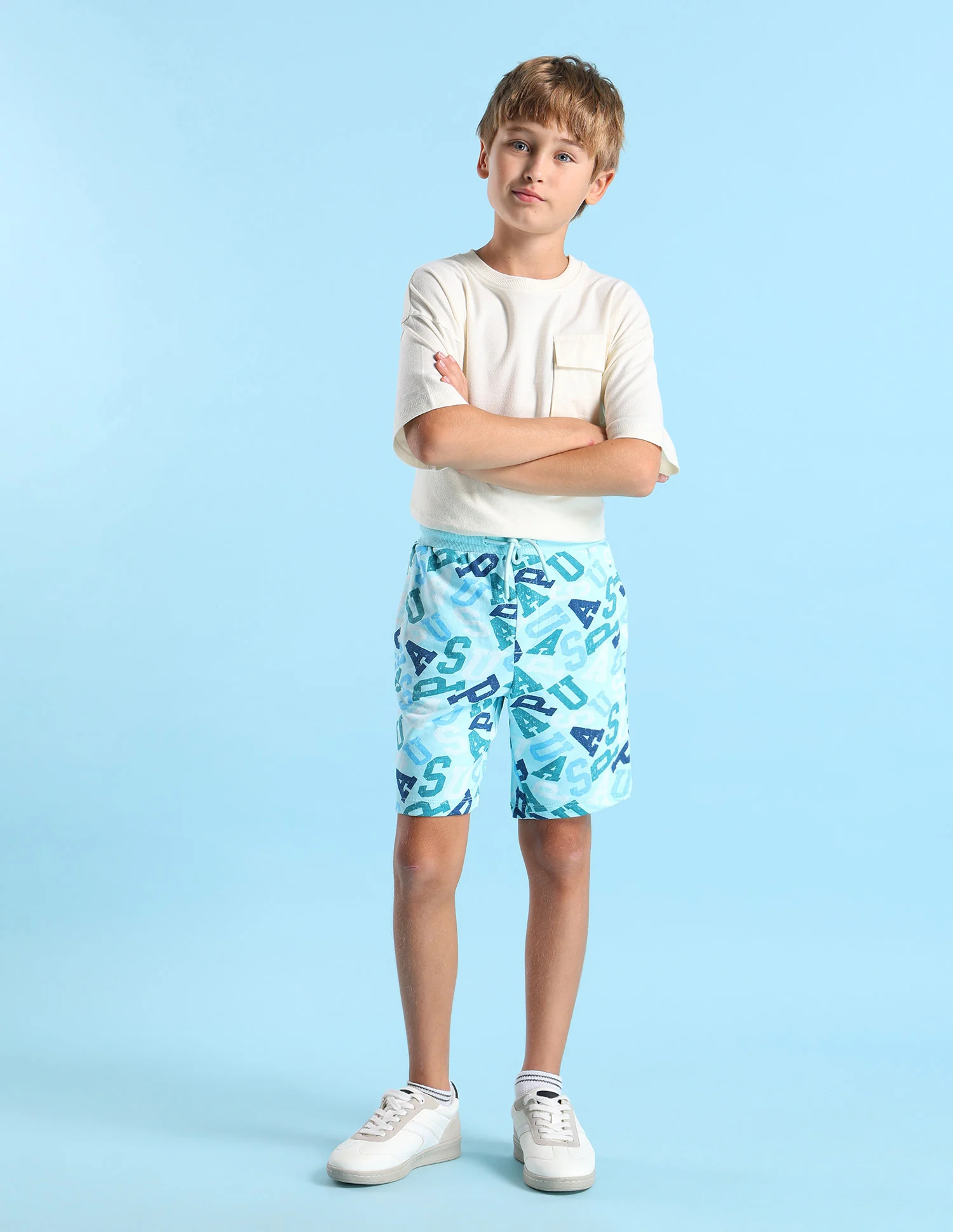 Boys Brand Printed Shorts - Image 3