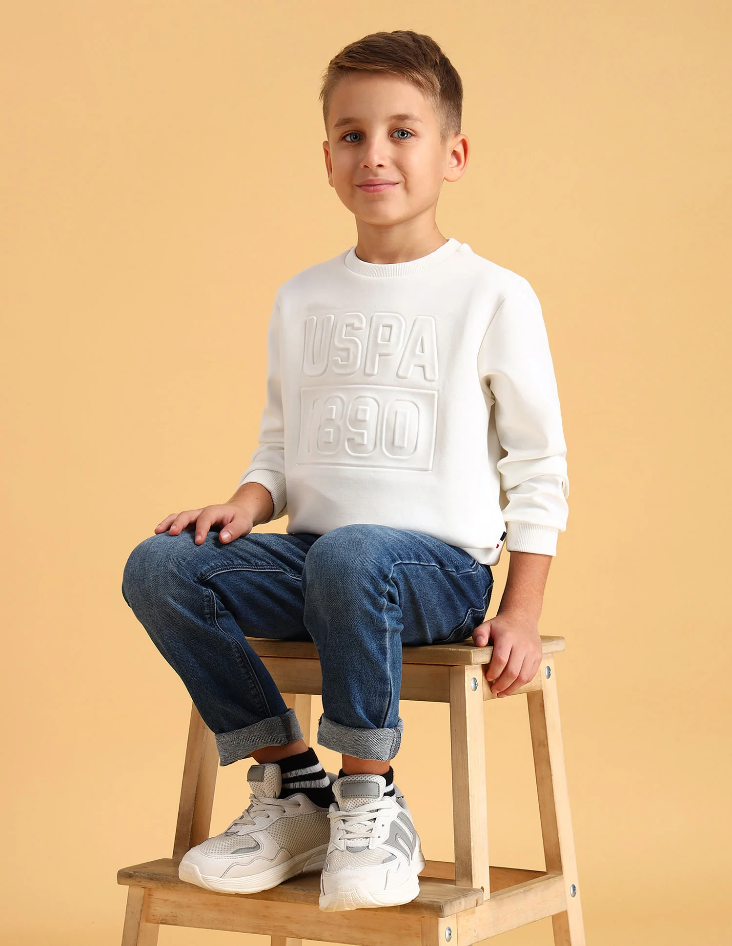 Boys Brand Printed Sweatshirt
