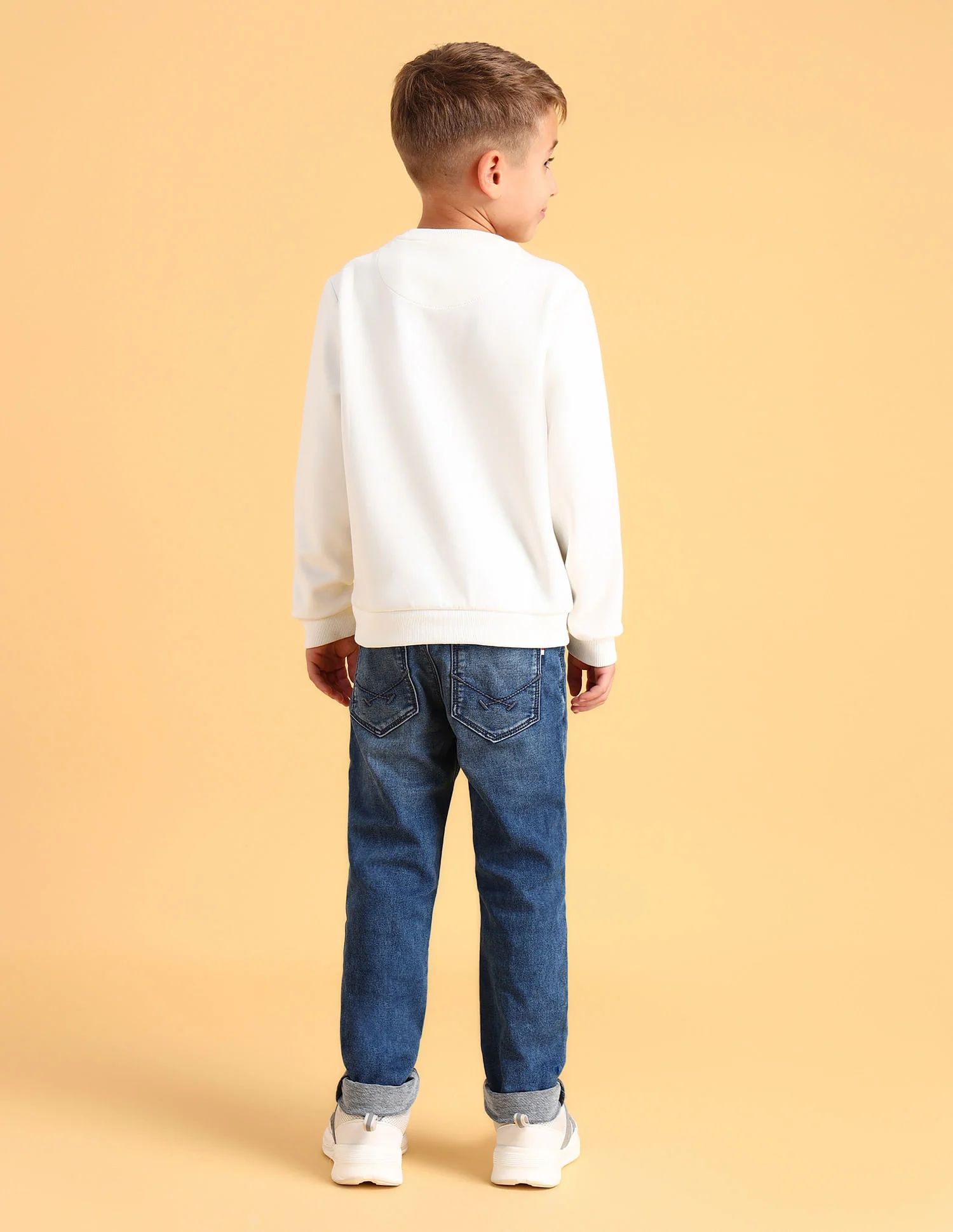 Boys Brand Printed Sweatshirt - Image 4