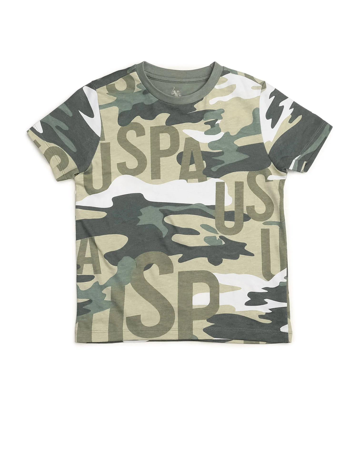 Boys Camouflage Printed Regular Fit T Shirt - Image 7