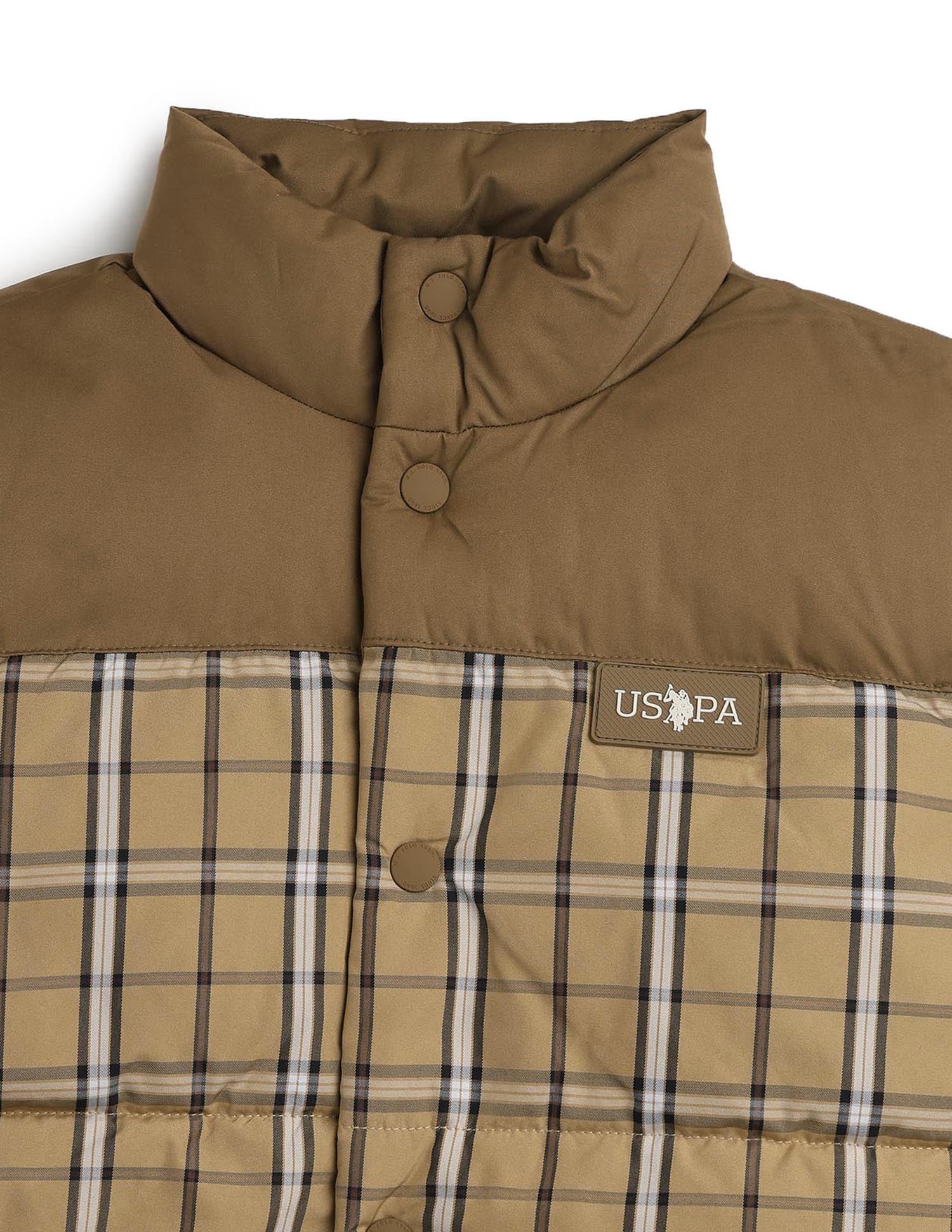 Boys Checked Regular Fit Jacket - Image 2