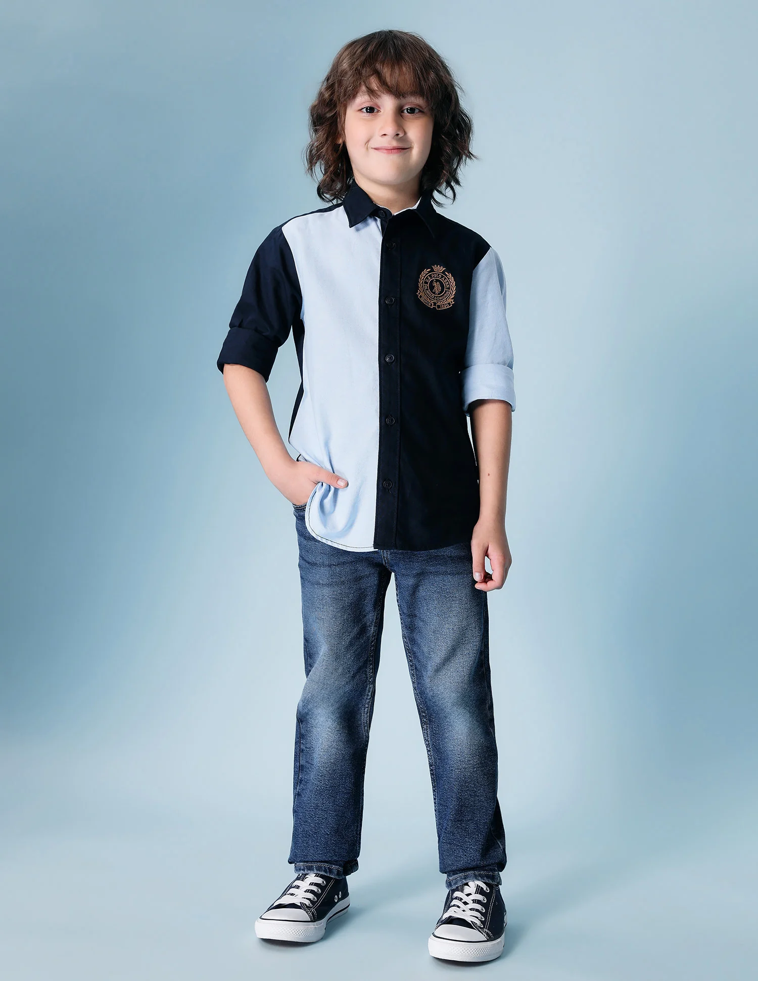 Boys Colorblocked Pure Cotton Shirt - Image 3