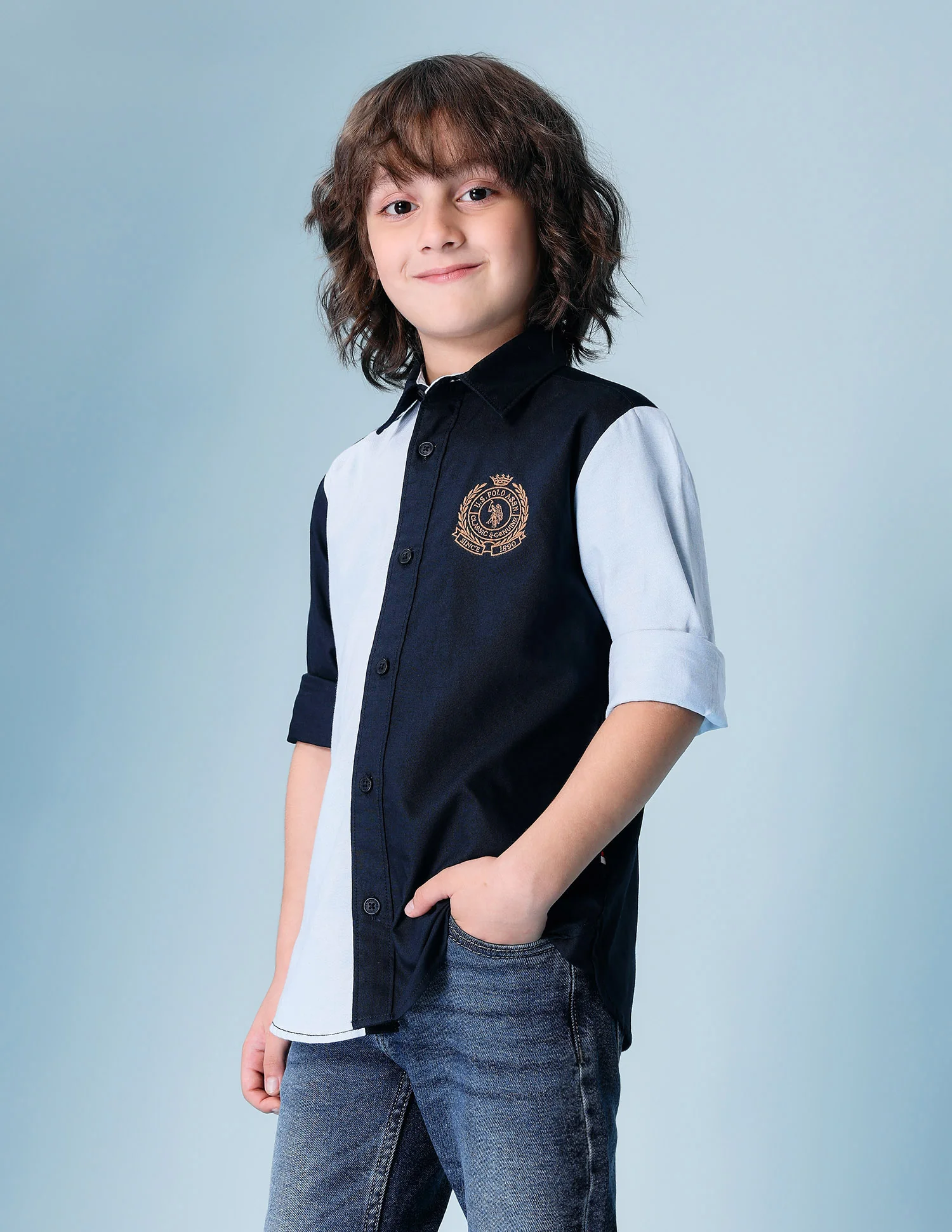 Boys Colorblocked Pure Cotton Shirt - Image 4