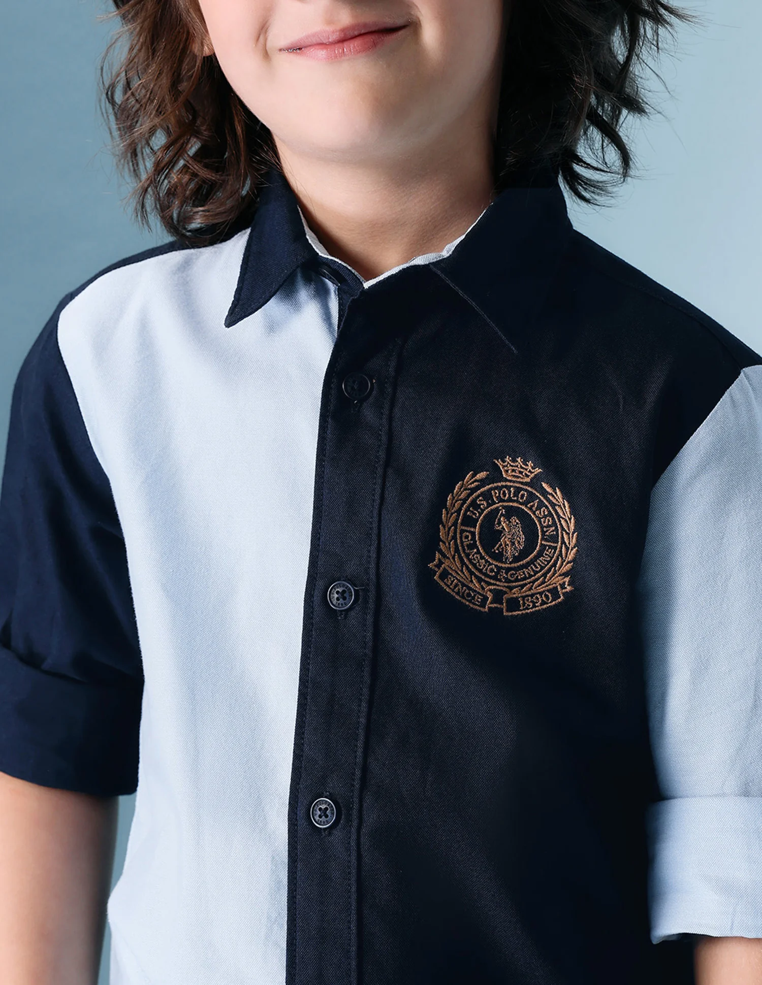 Boys Colorblocked Pure Cotton Shirt - Image 6