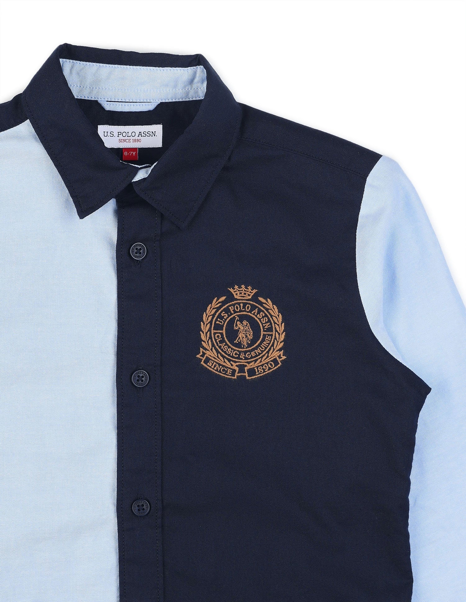Boys Colorblocked Pure Cotton Shirt - Image 9