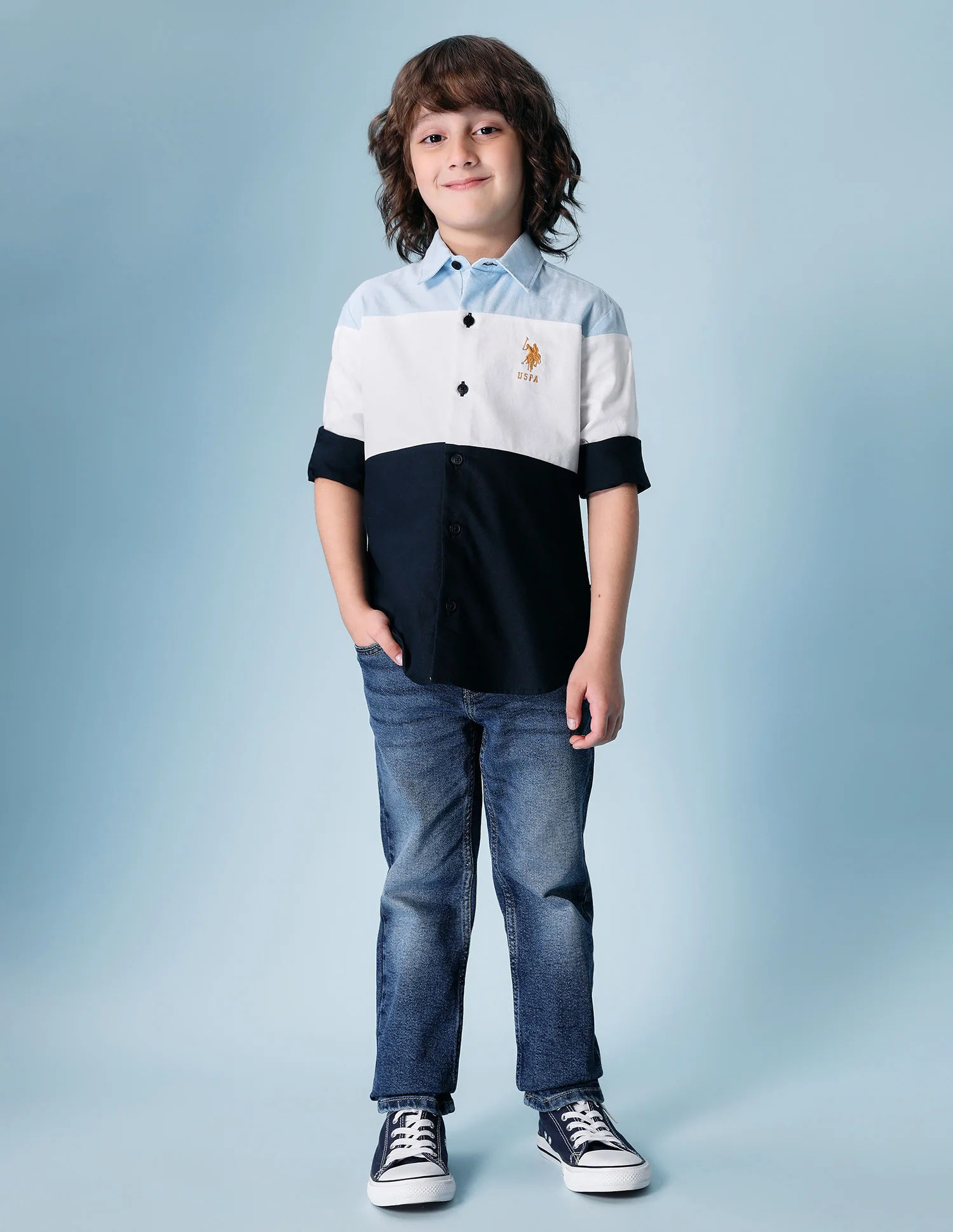 Boys Colorblocked Pure Cotton Shirt - Image 3