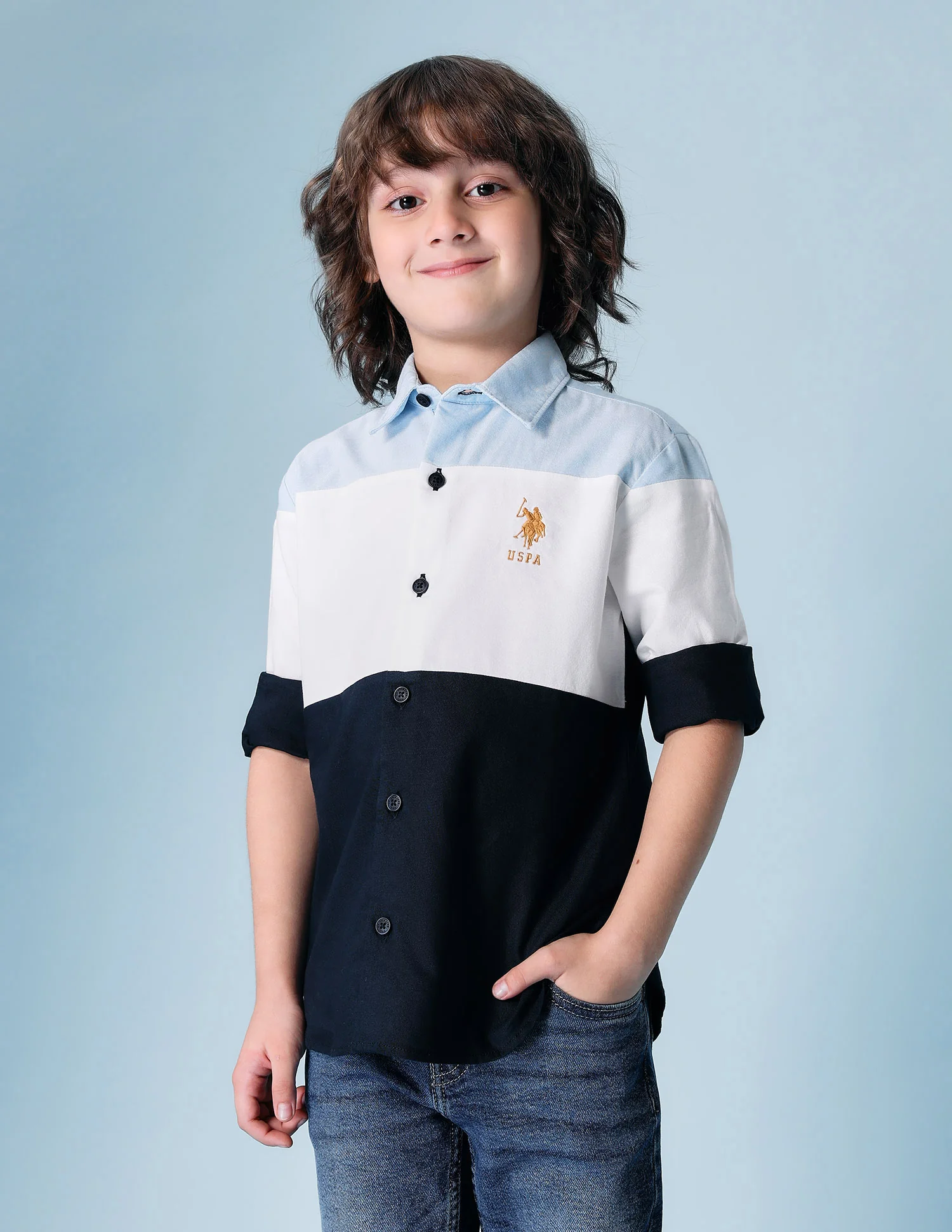 Boys Colorblocked Pure Cotton Shirt - Image 4