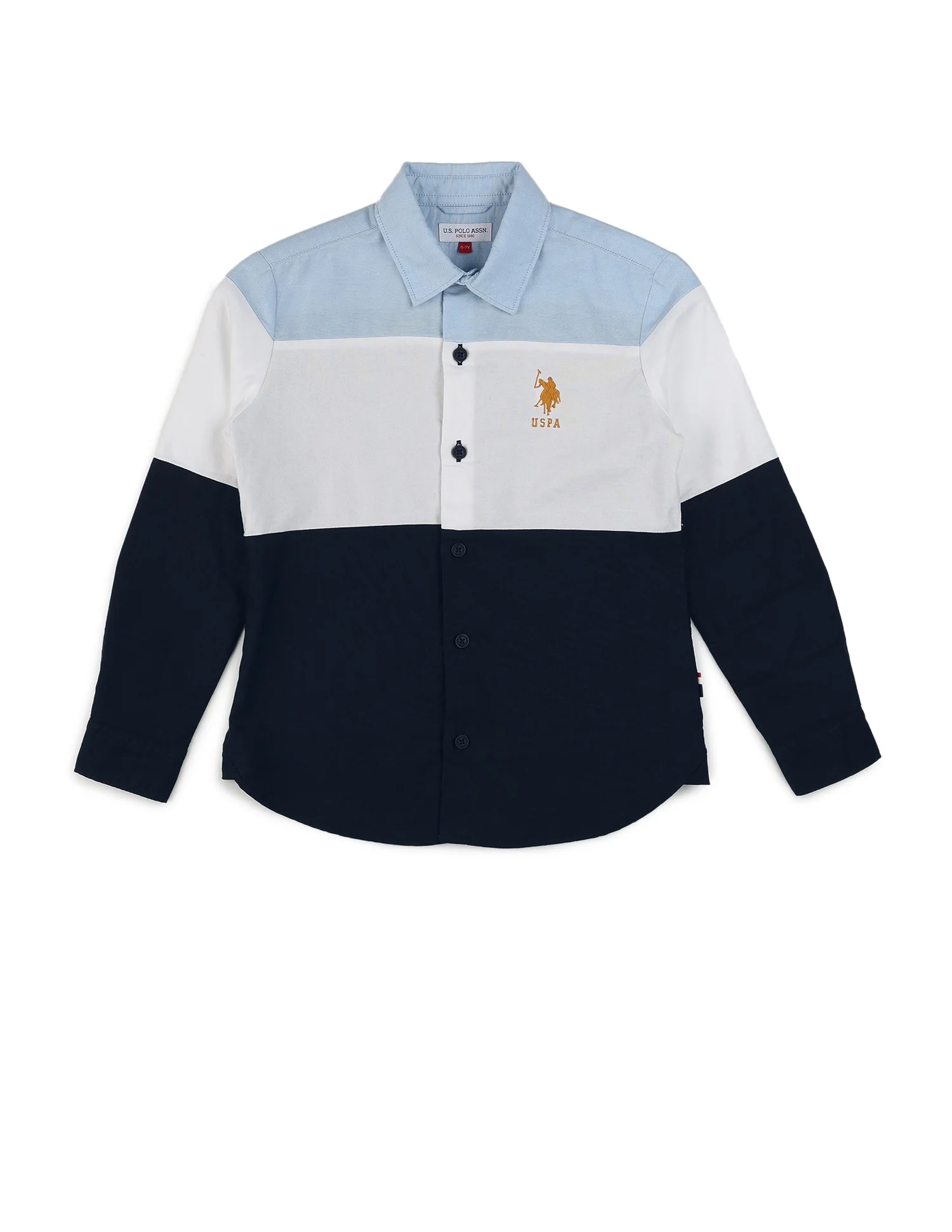 Boys Colorblocked Pure Cotton Shirt - Image 7