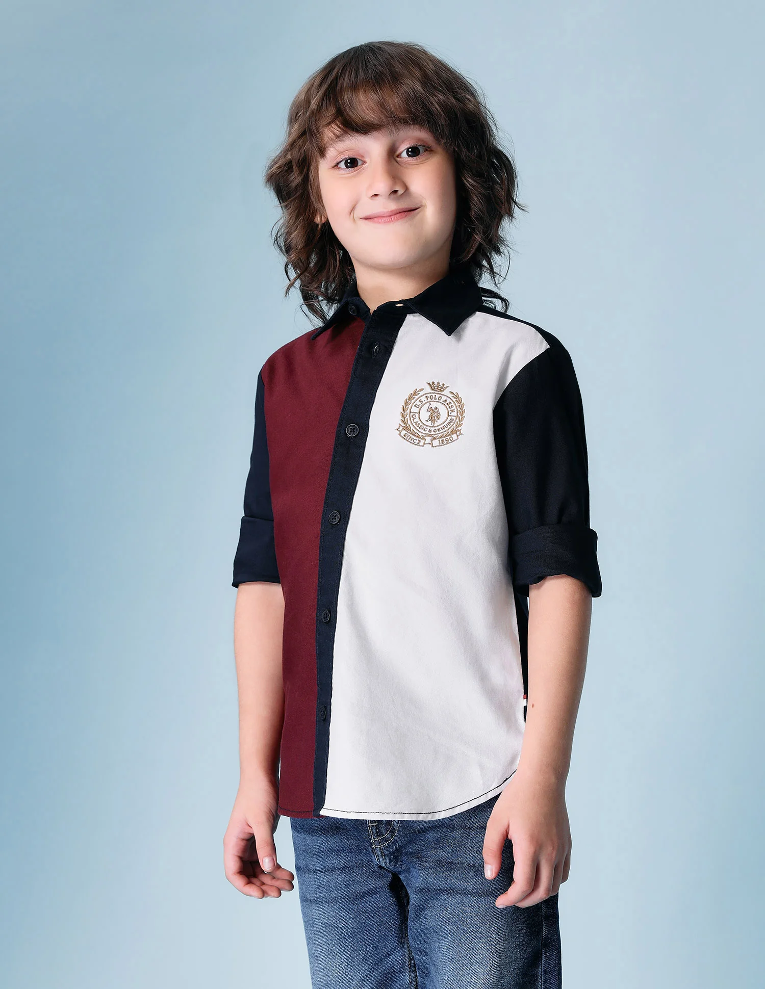 Boys Colorblocked Pure Cotton Shirt - Image 4