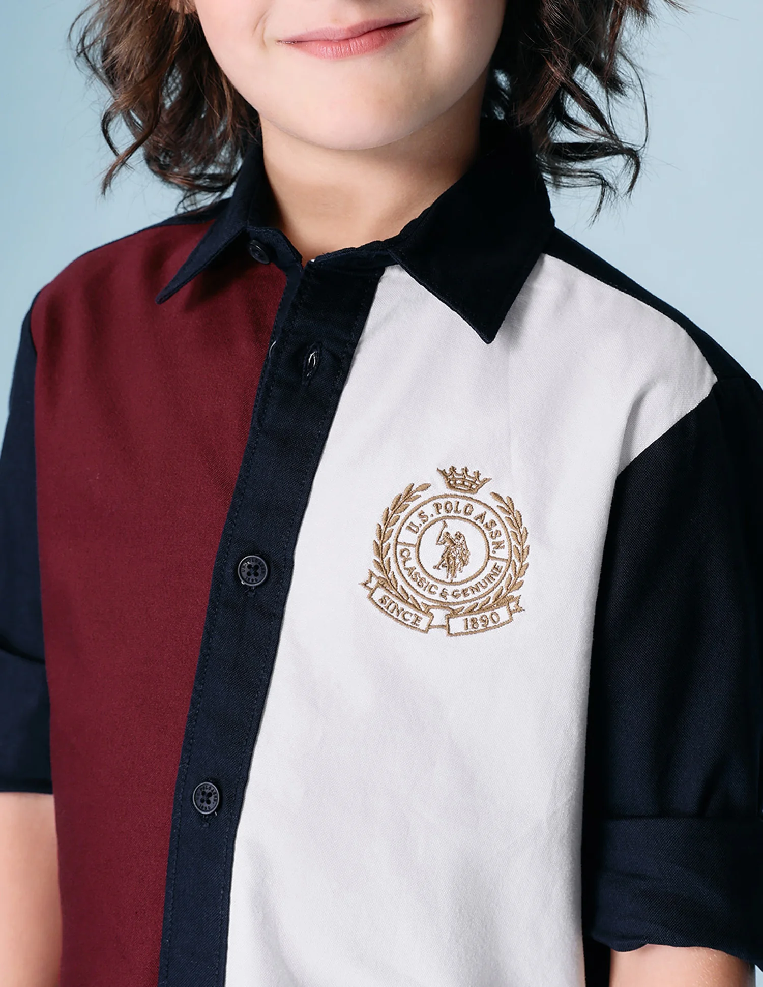 Boys Colorblocked Pure Cotton Shirt - Image 6