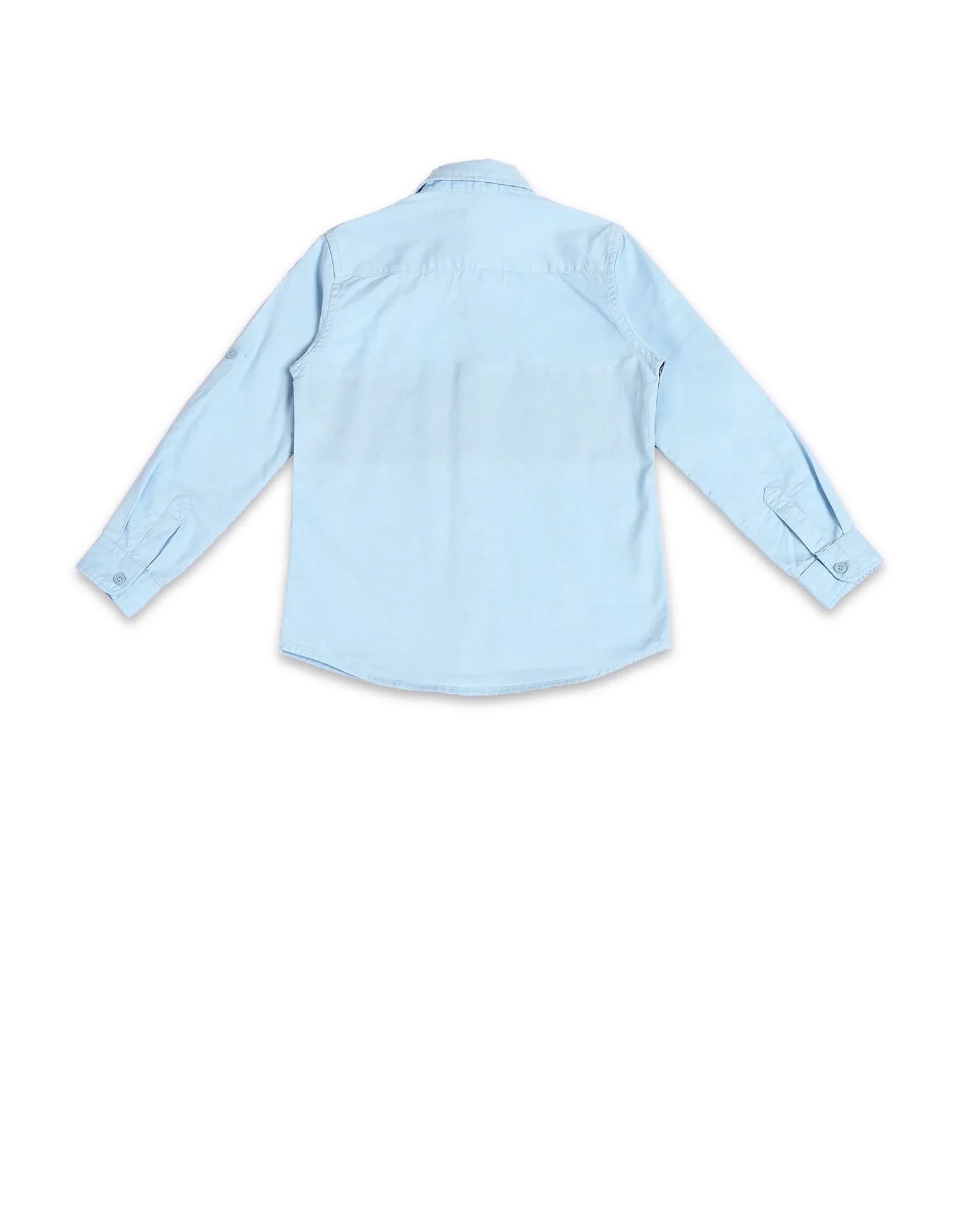 Boys Colour Block Cotton Shirt - Image 6