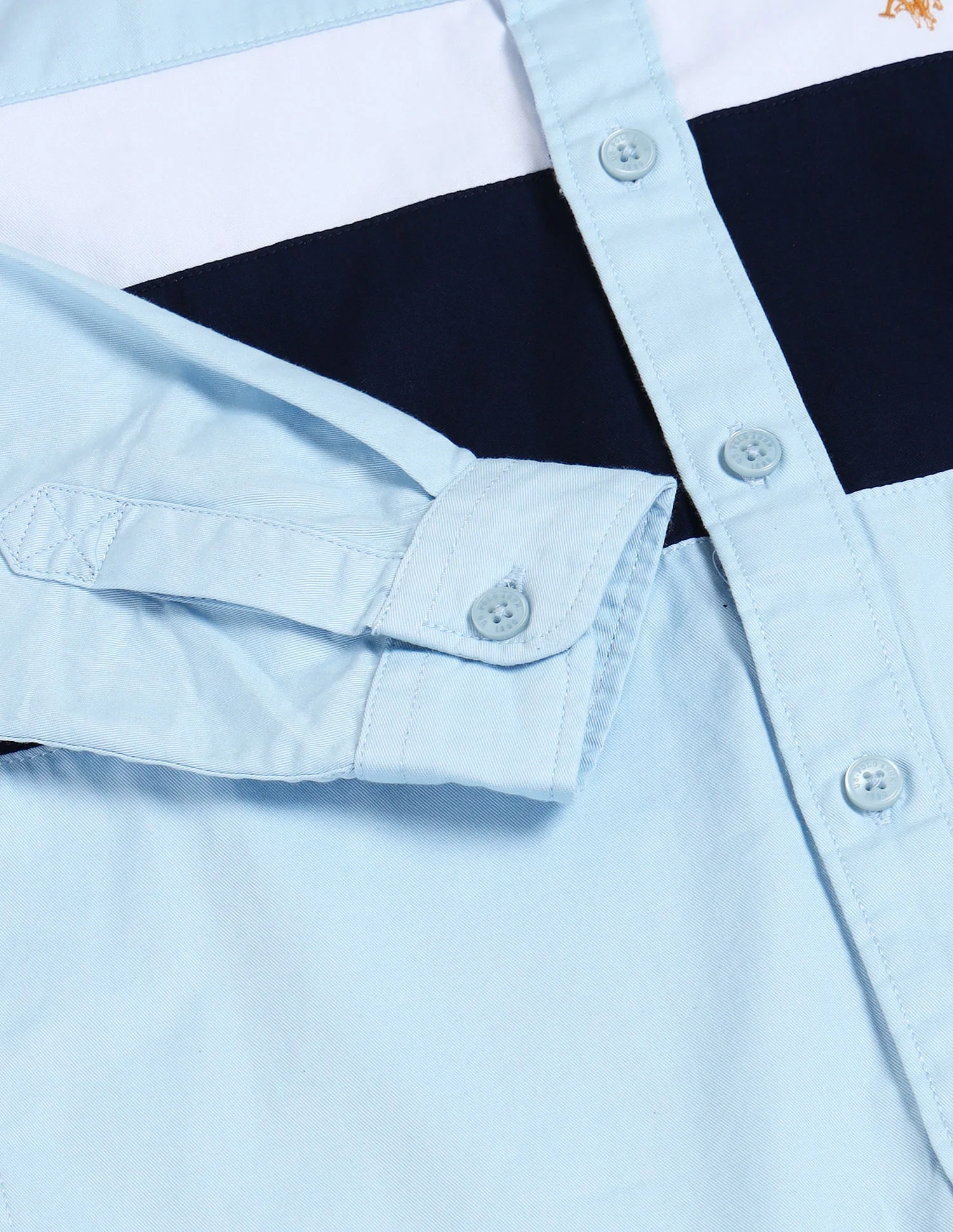Boys Colour Block Cotton Shirt - Image 7