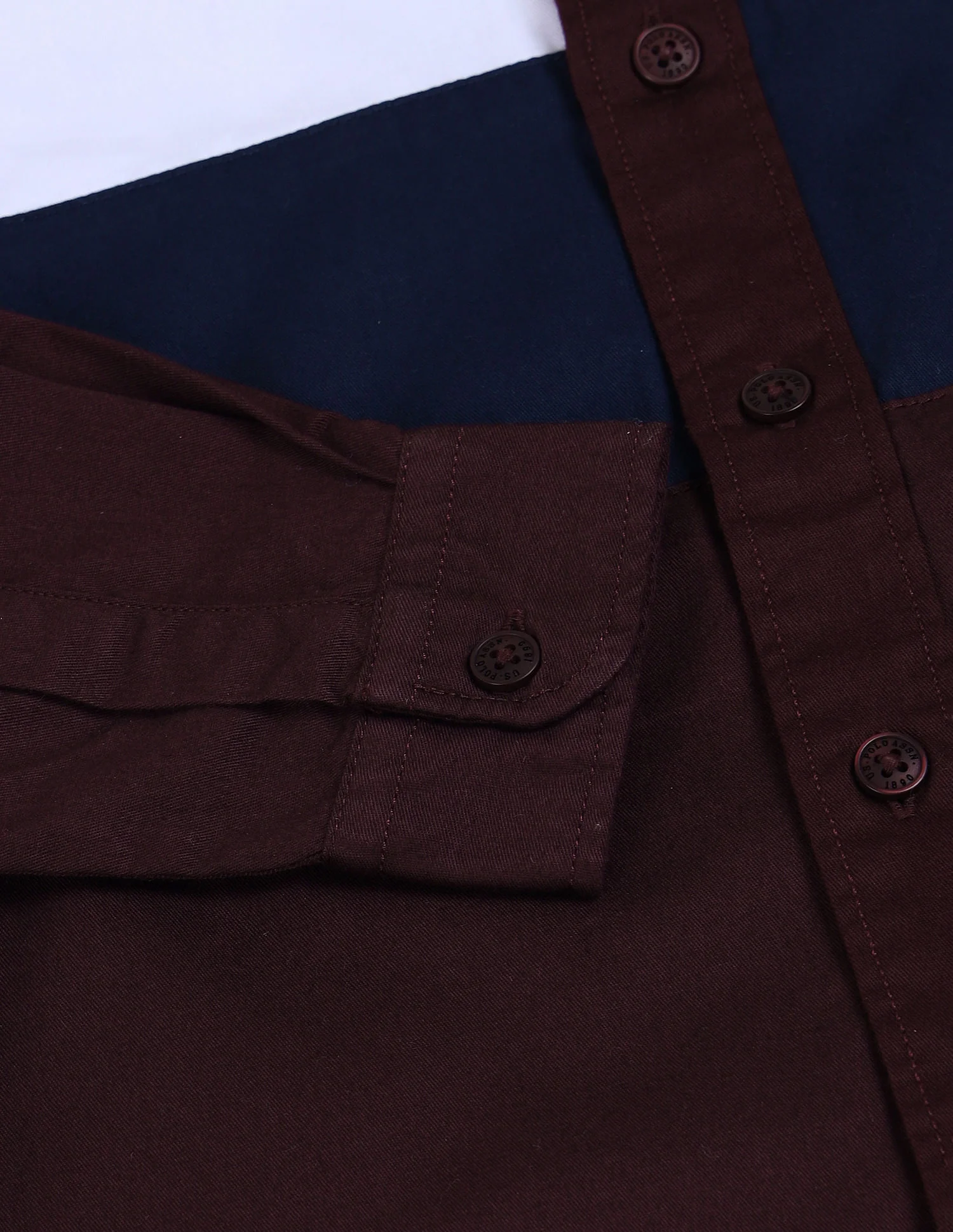 Boys Colour Block Cotton Shirt - Image 7