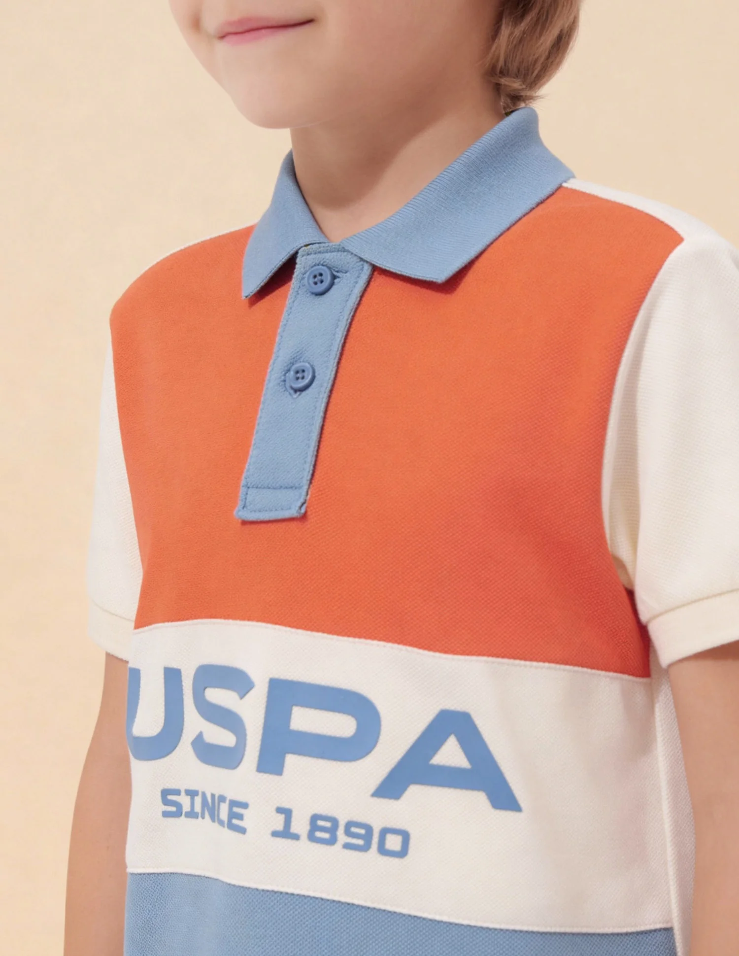 Boys Colour Block Regular Fit Polo Shirt - Image 6