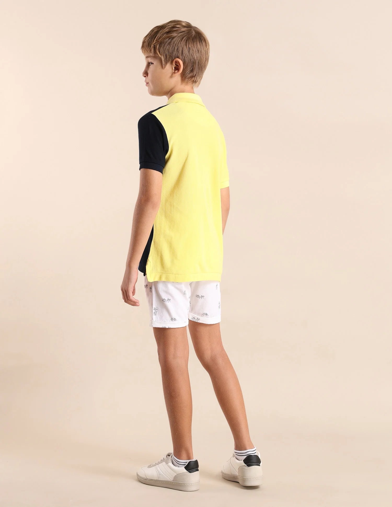 Boys Colour block Regular Fit Polo Shirt - Image 4