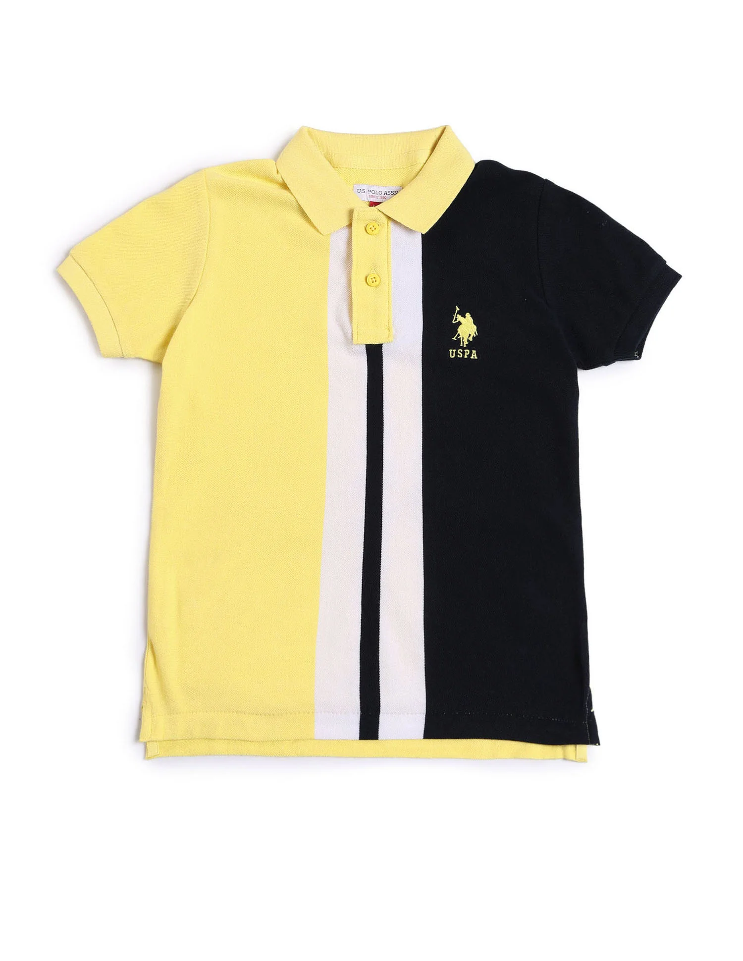 Boys Colour block Regular Fit Polo Shirt - Image 5