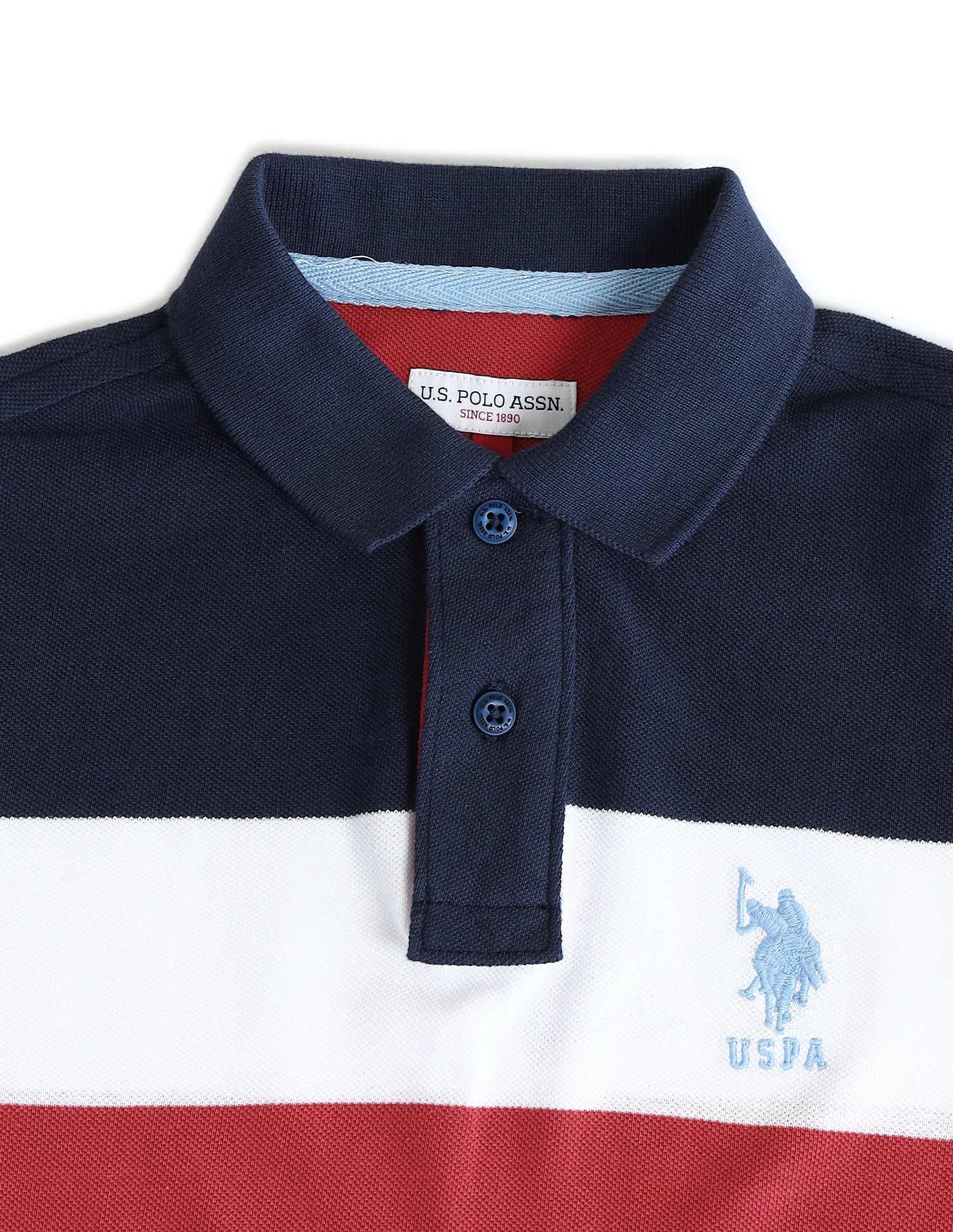 Boys Colour Block Regular Fit Polo Shirts - Image 7