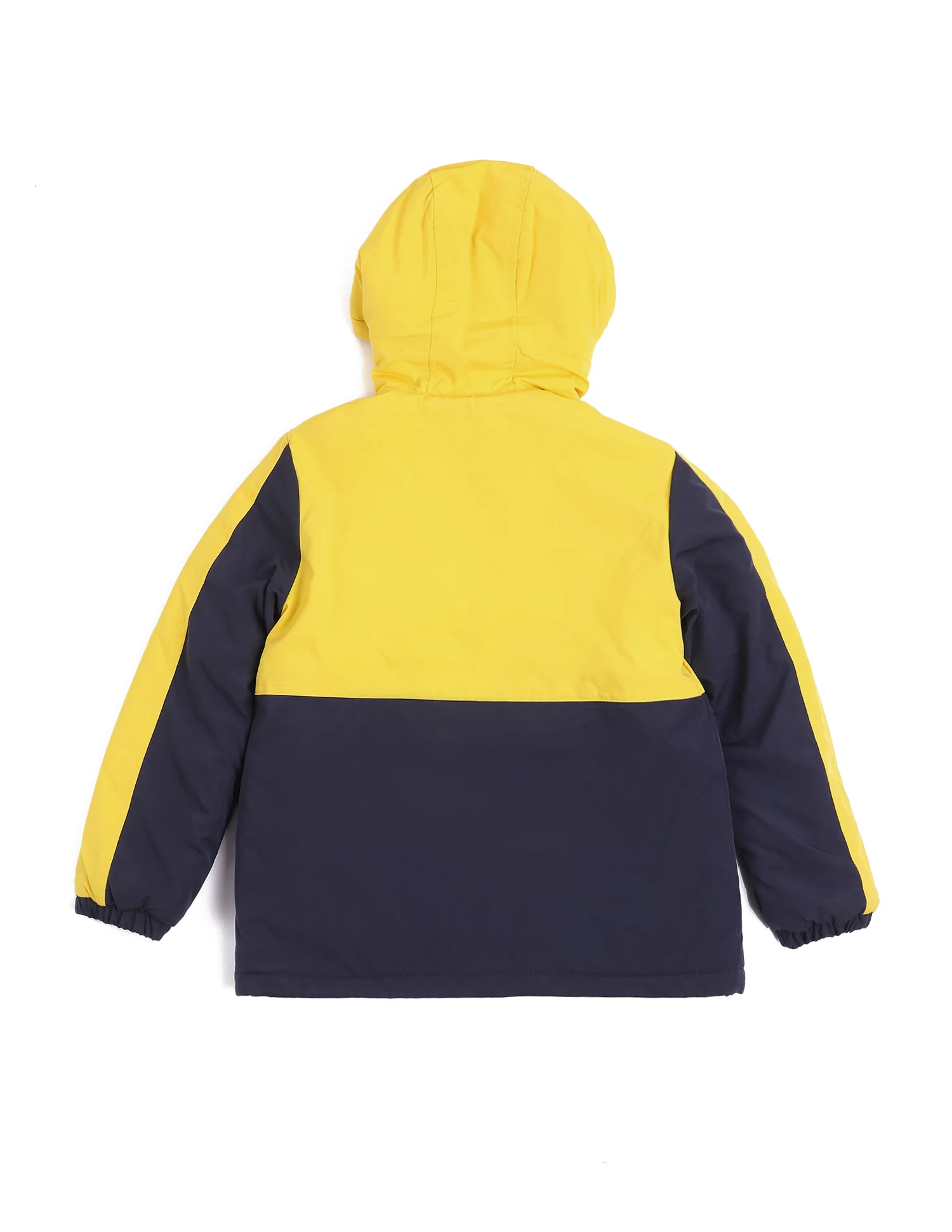 Boys Colour Blocked Hooded Jacket - Image 2
