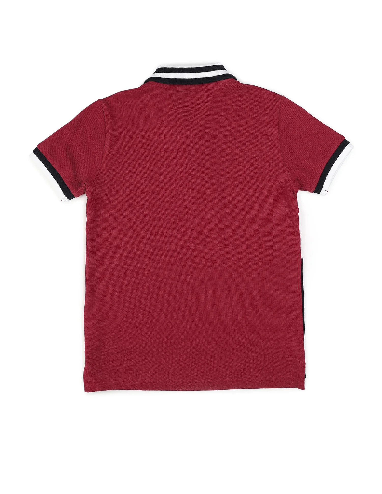 Boys Colour Blocked Pure Cotton Polo Shirt - Image 8