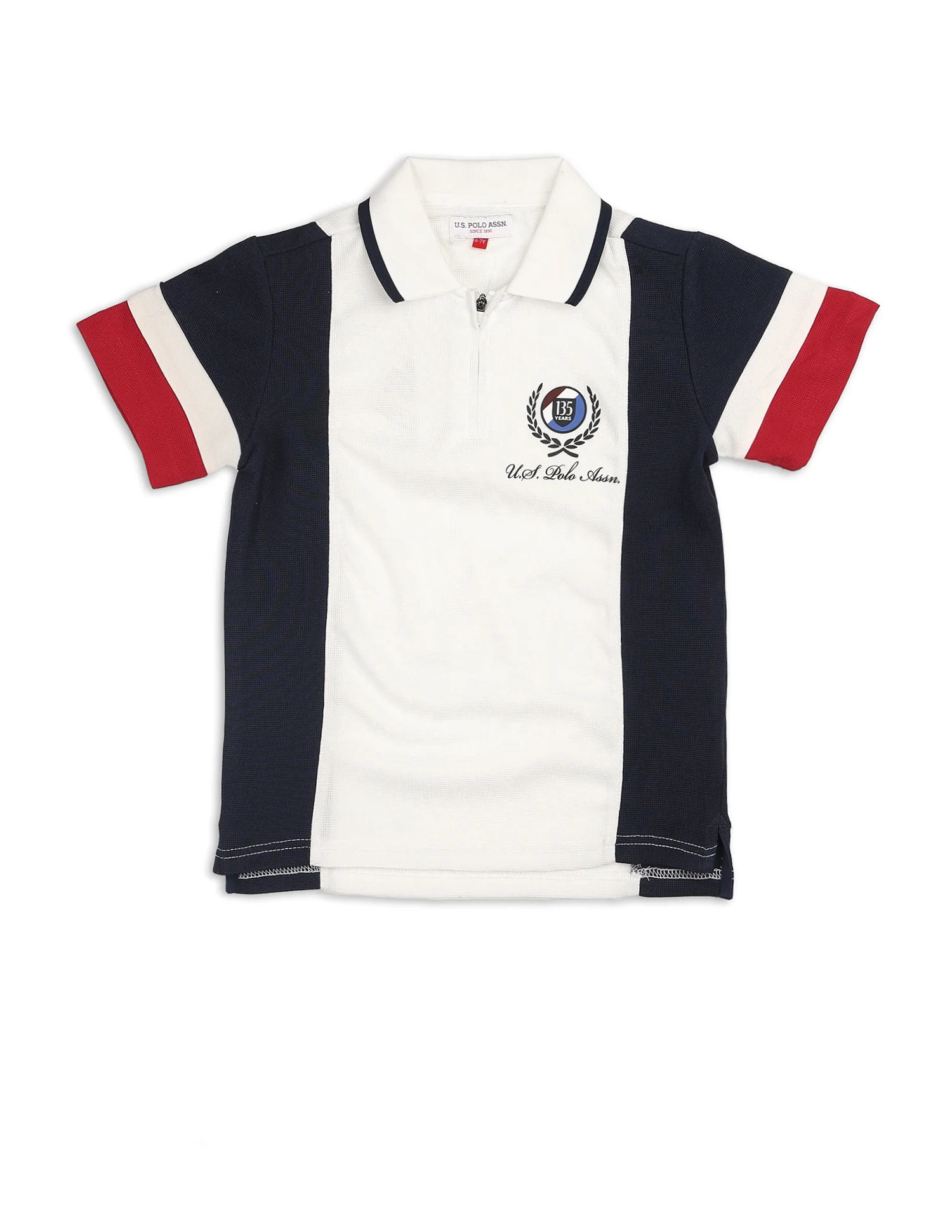 Boys Colour Blocked Regular Fit Polo Shirt - Image 7