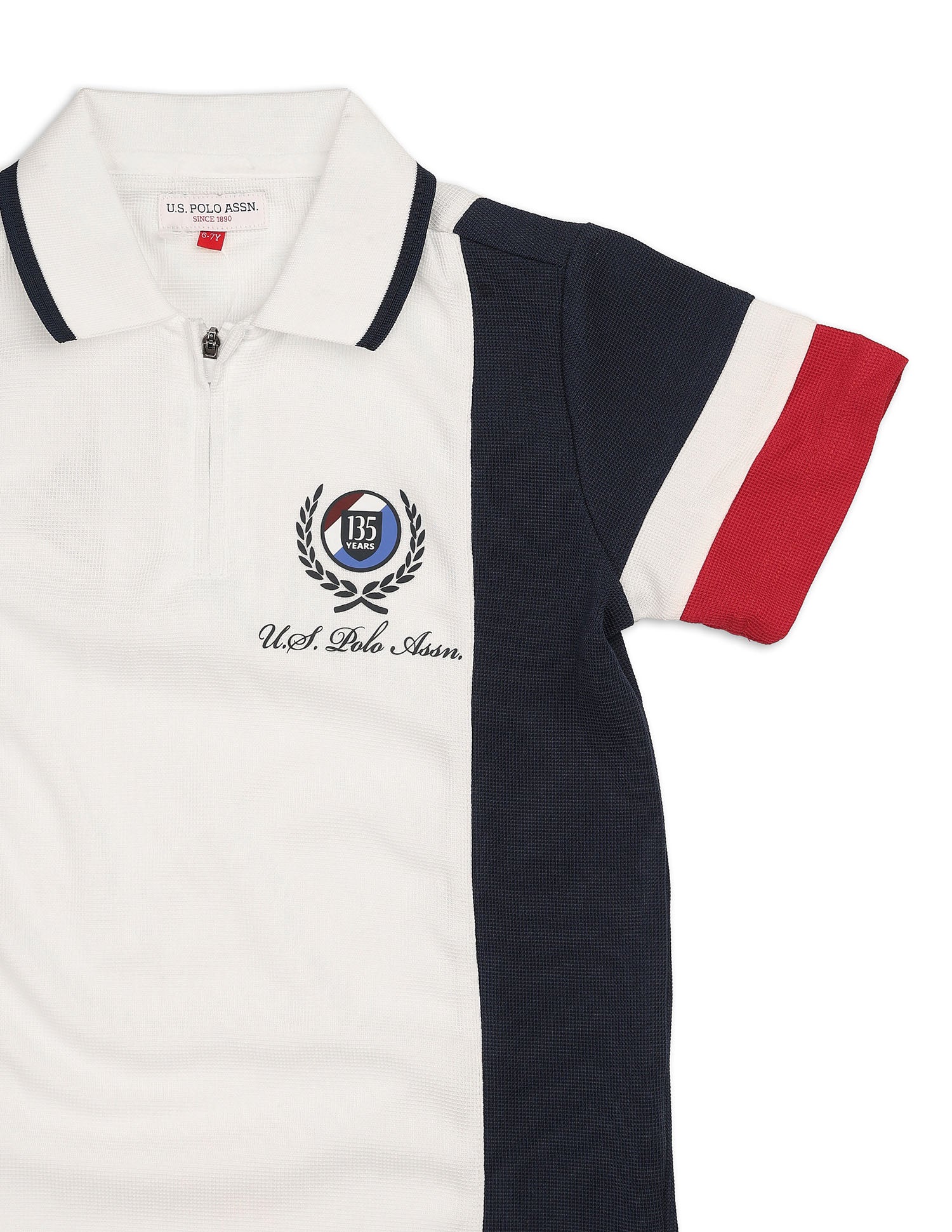 Boys Colour Blocked Regular Fit Polo Shirt - Image 9