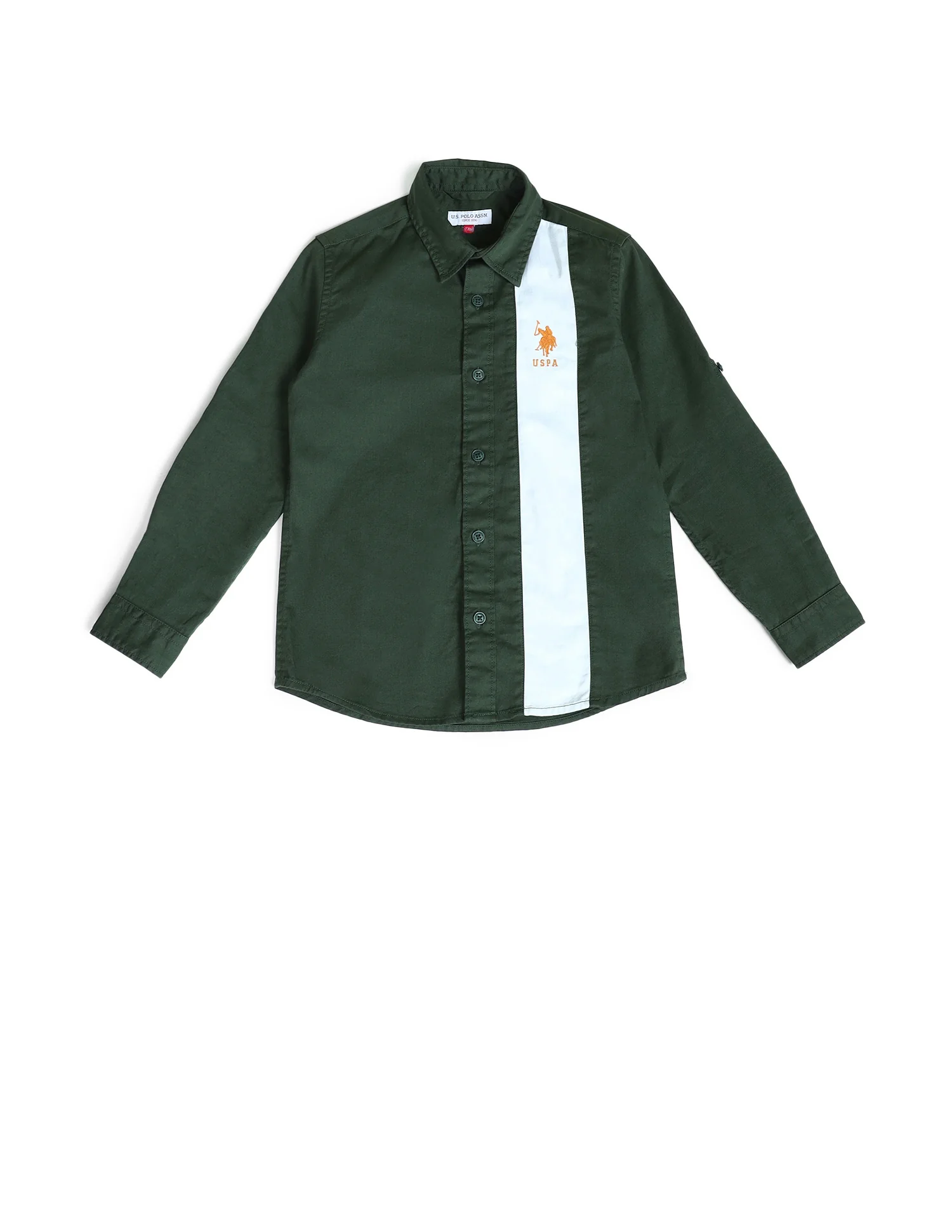 Boys Colour Blocked Regular Fit Shirt - Image 5