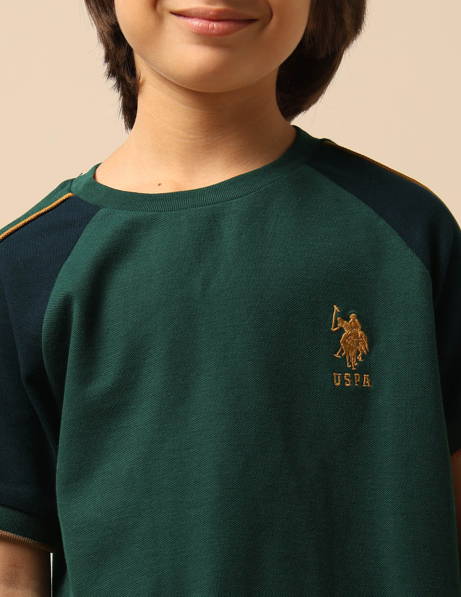Boys Colour Blocked Regular Fit T-Shirt - Image 6