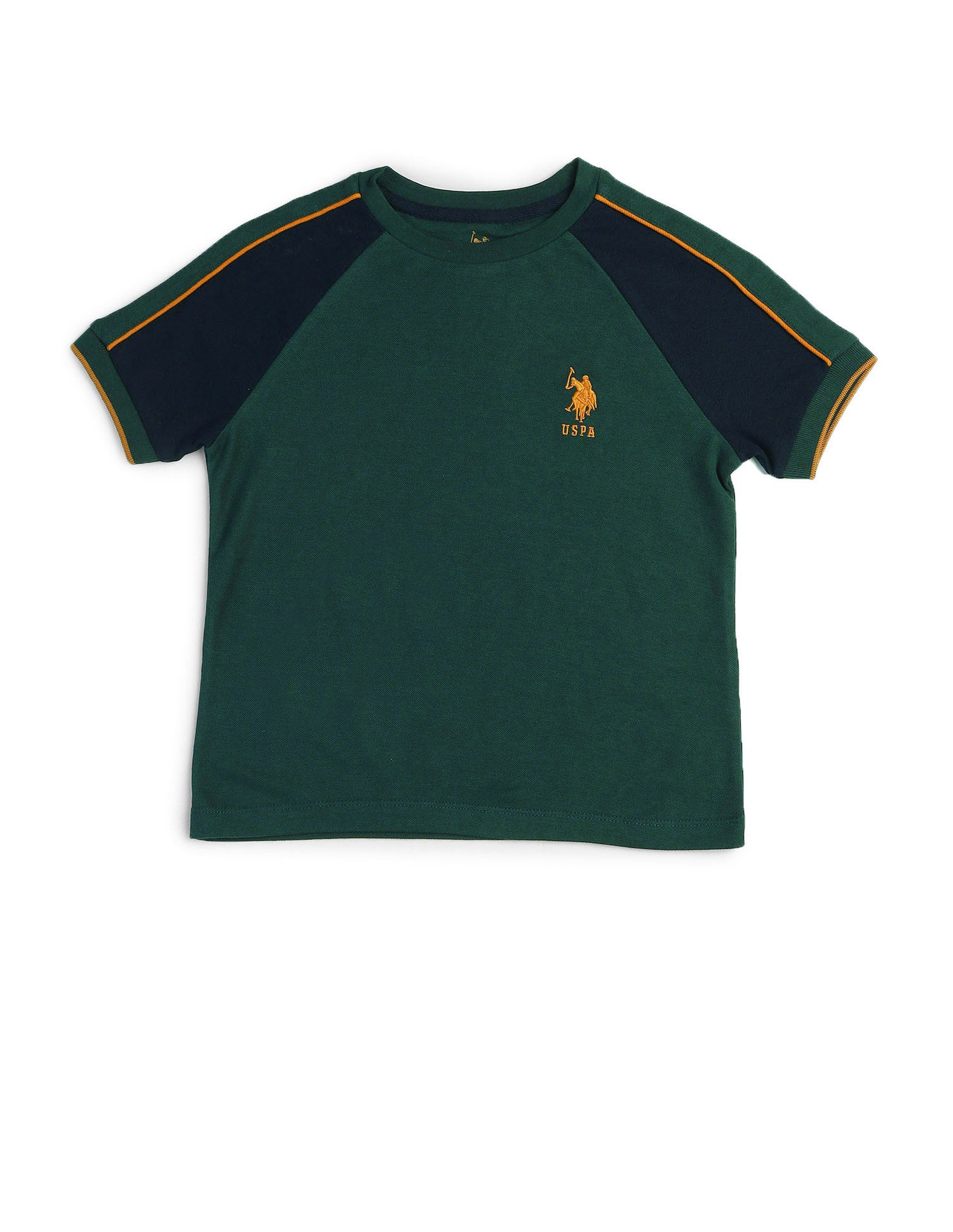 Boys Colour Blocked Regular Fit T-Shirt - Image 7