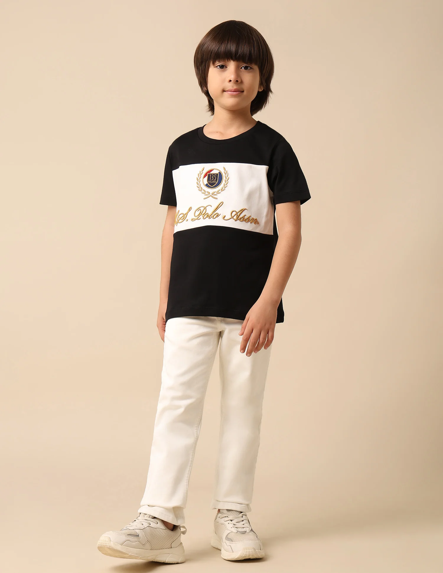 Boys Colour Blocked Regular Fit T Shirt - Image 3