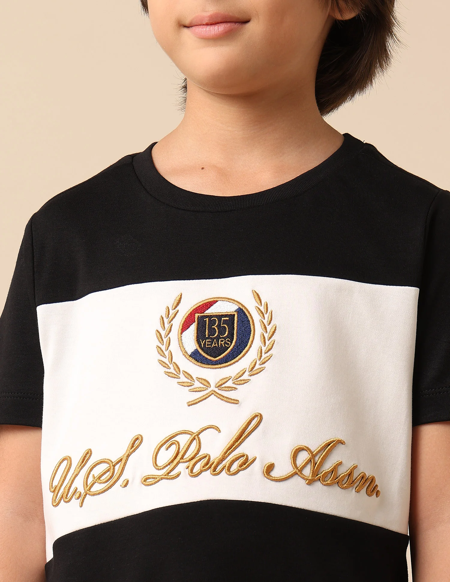 Boys Colour Blocked Regular Fit T Shirt - Image 6