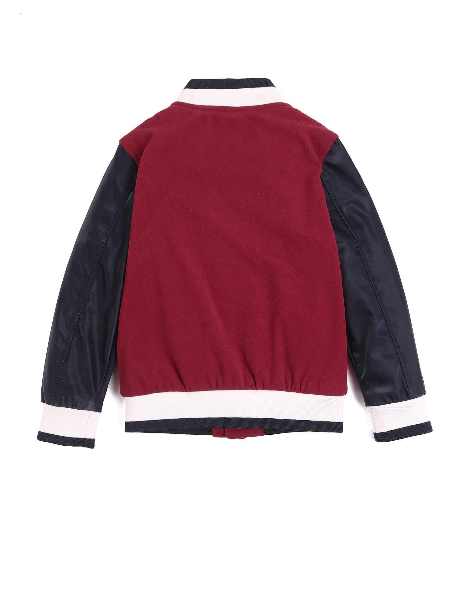Boys Colour Blocked Spread Collar Jacket - Image 2