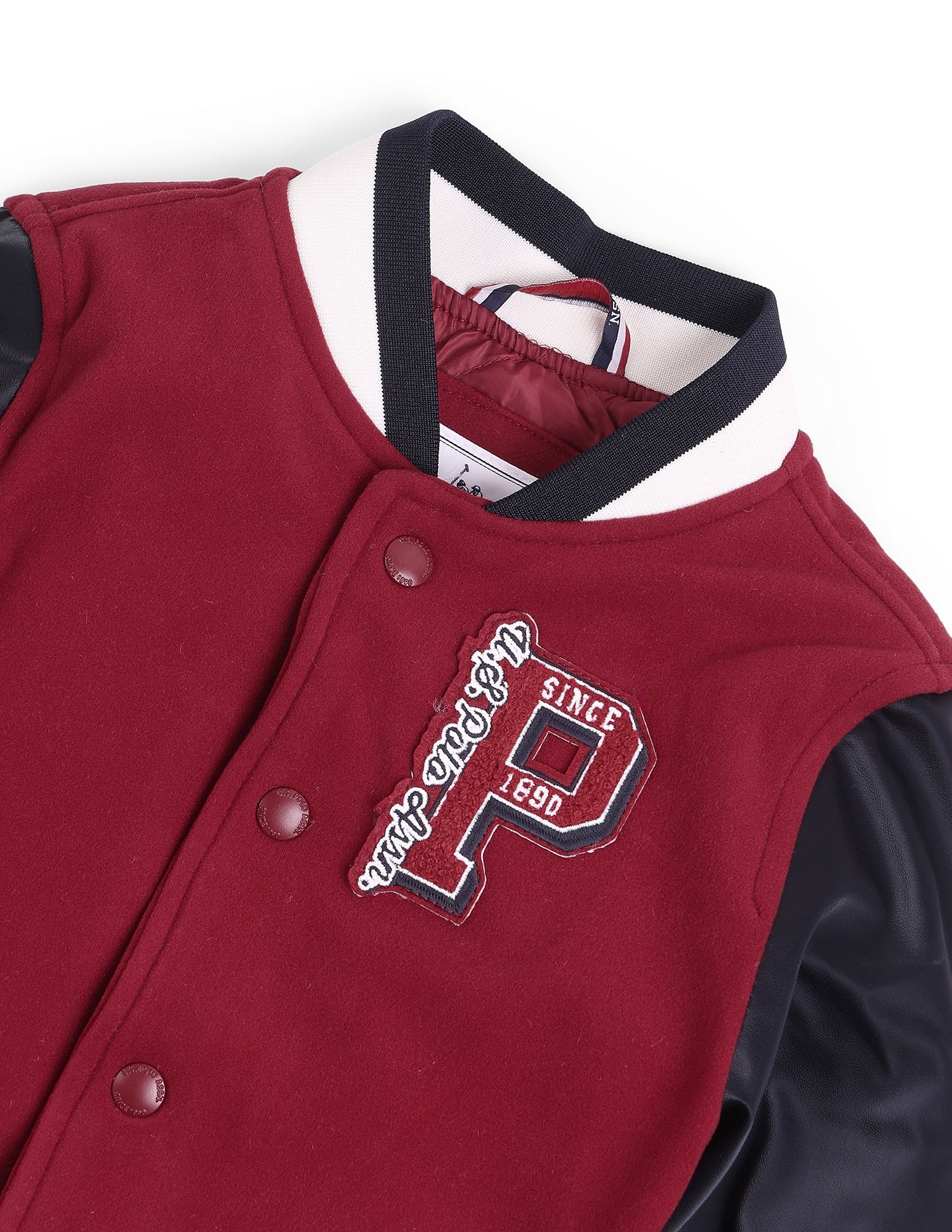 Boys Colour Blocked Spread Collar Jacket - Image 3