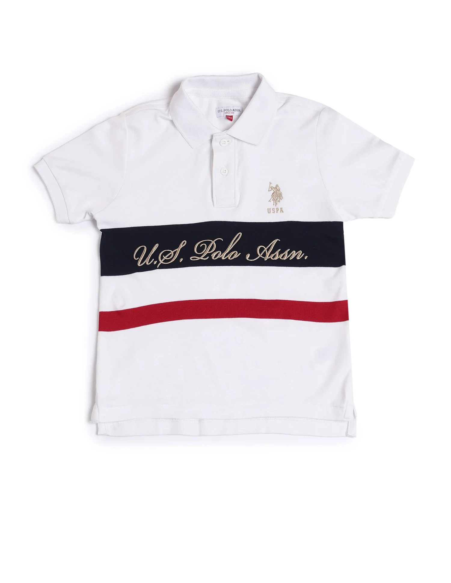Boys Colourblock Regular Fit Polo Shirt - Image 5