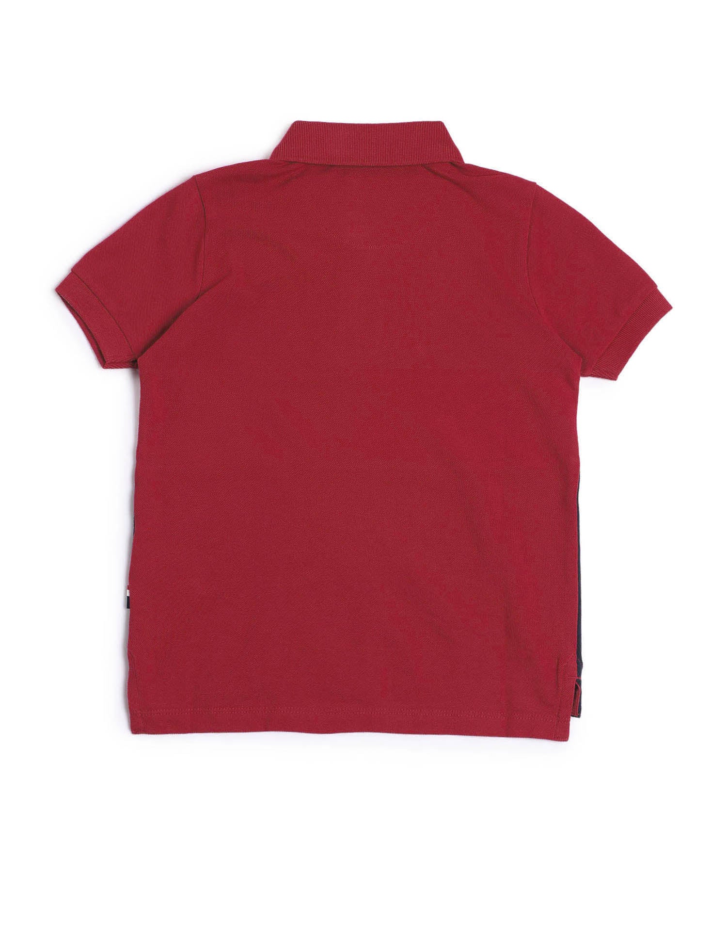 Boys Colourblock Regular Fit Polo Shirt - Image 6