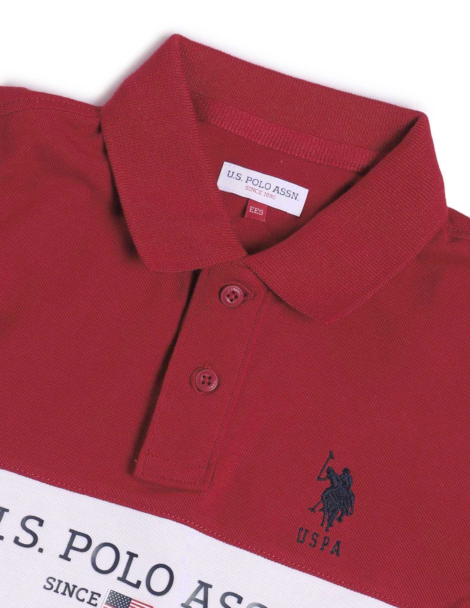Boys Colourblock Regular Fit Polo Shirt - Image 7
