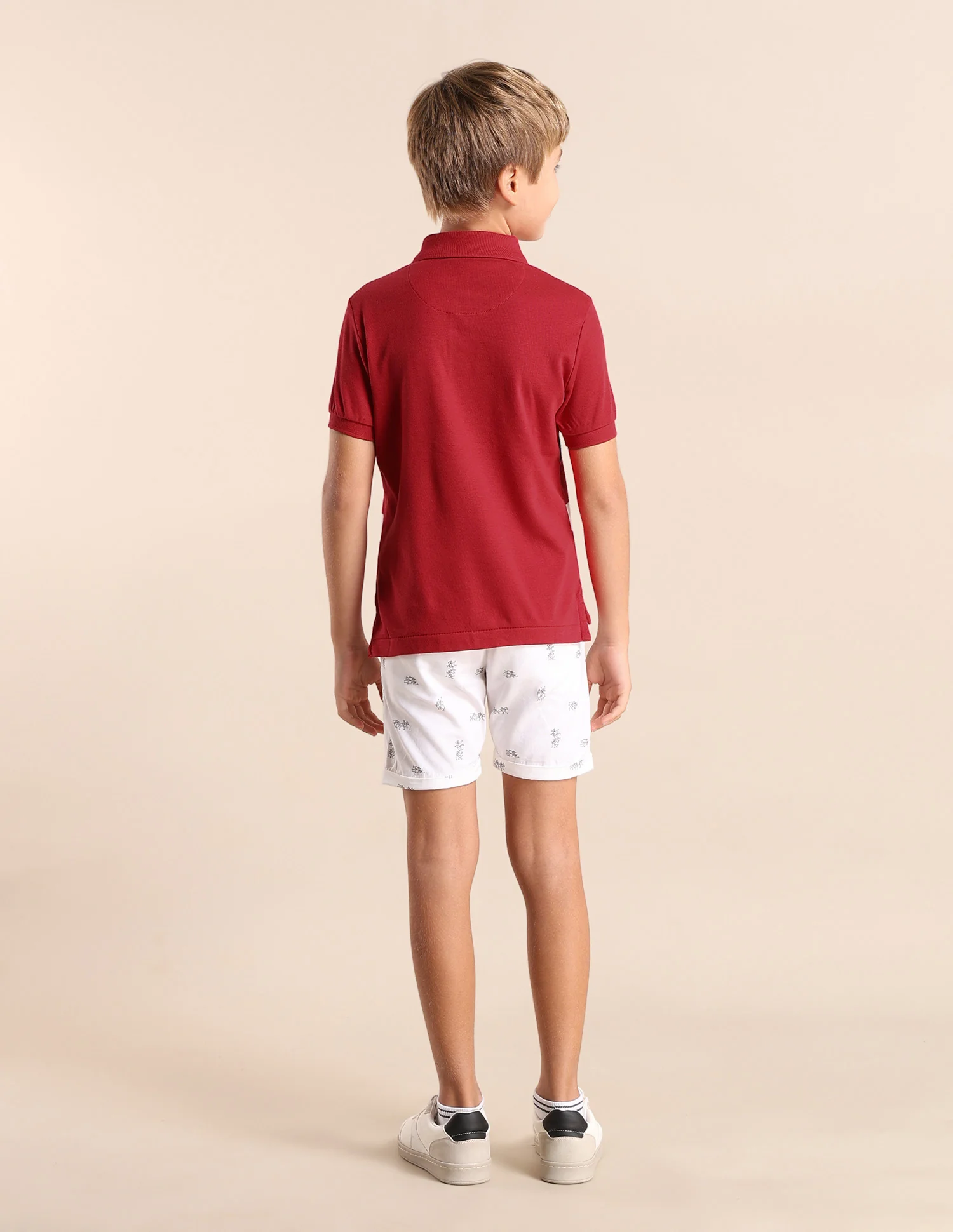 Boys Colourblock Regular Fit Polo Shirt - Image 4